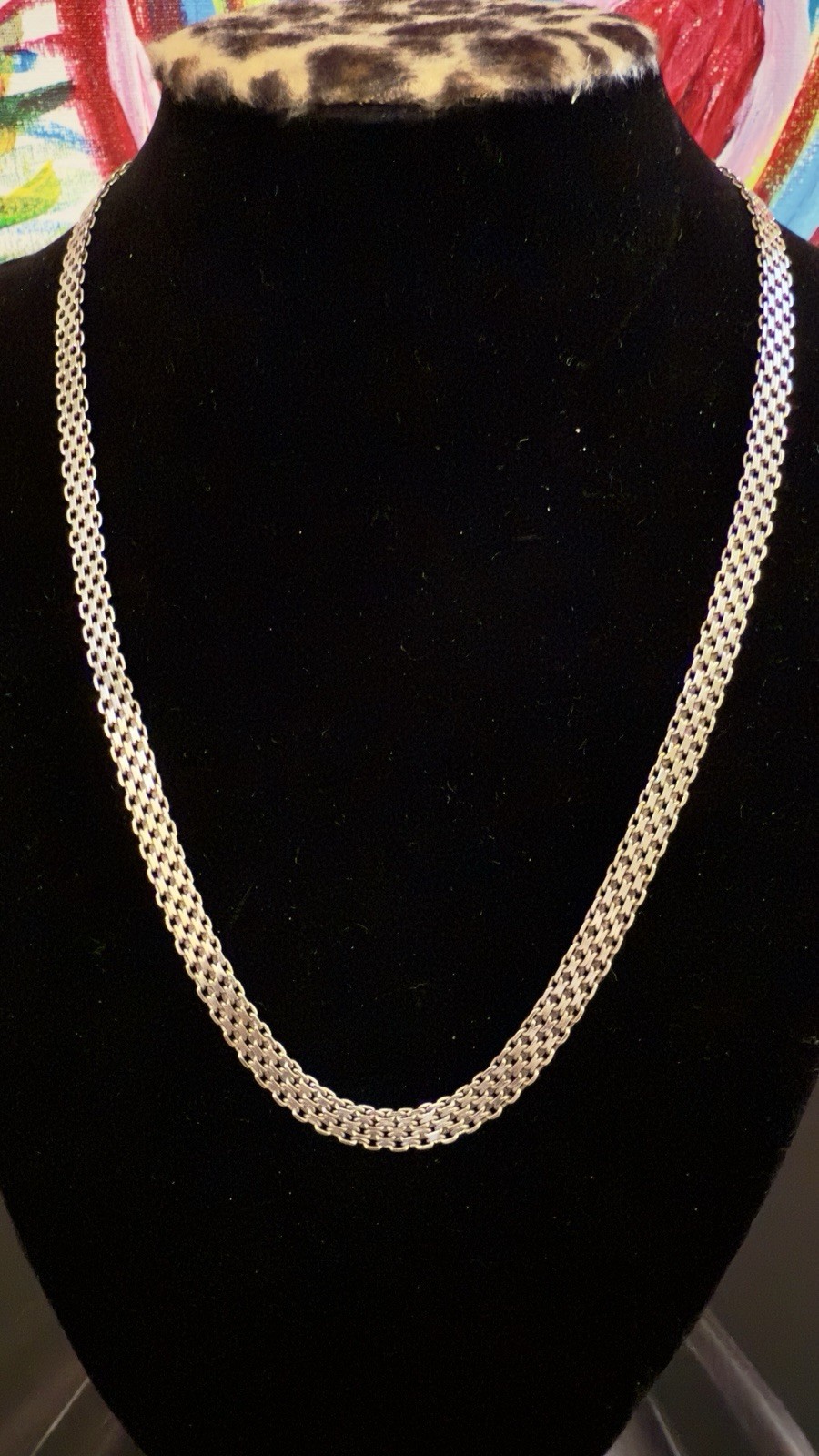 Stunning 925 Sterling Silver Italian Necklace – 18″ – 45cm – 12.3g #1799