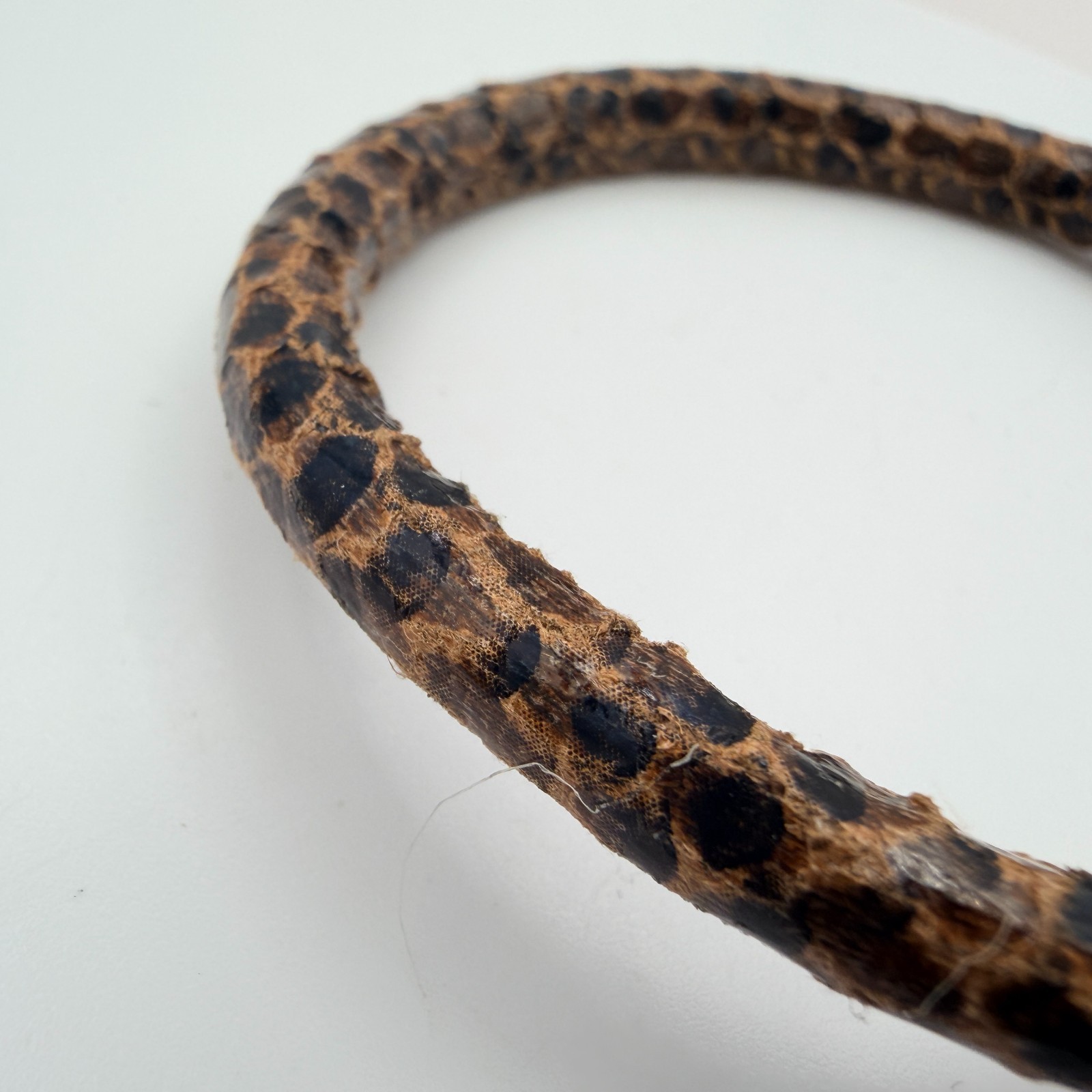 Vintage Y2K Leopard Print Faux Leather Rhinestone Bracelet Women’s Jewelry