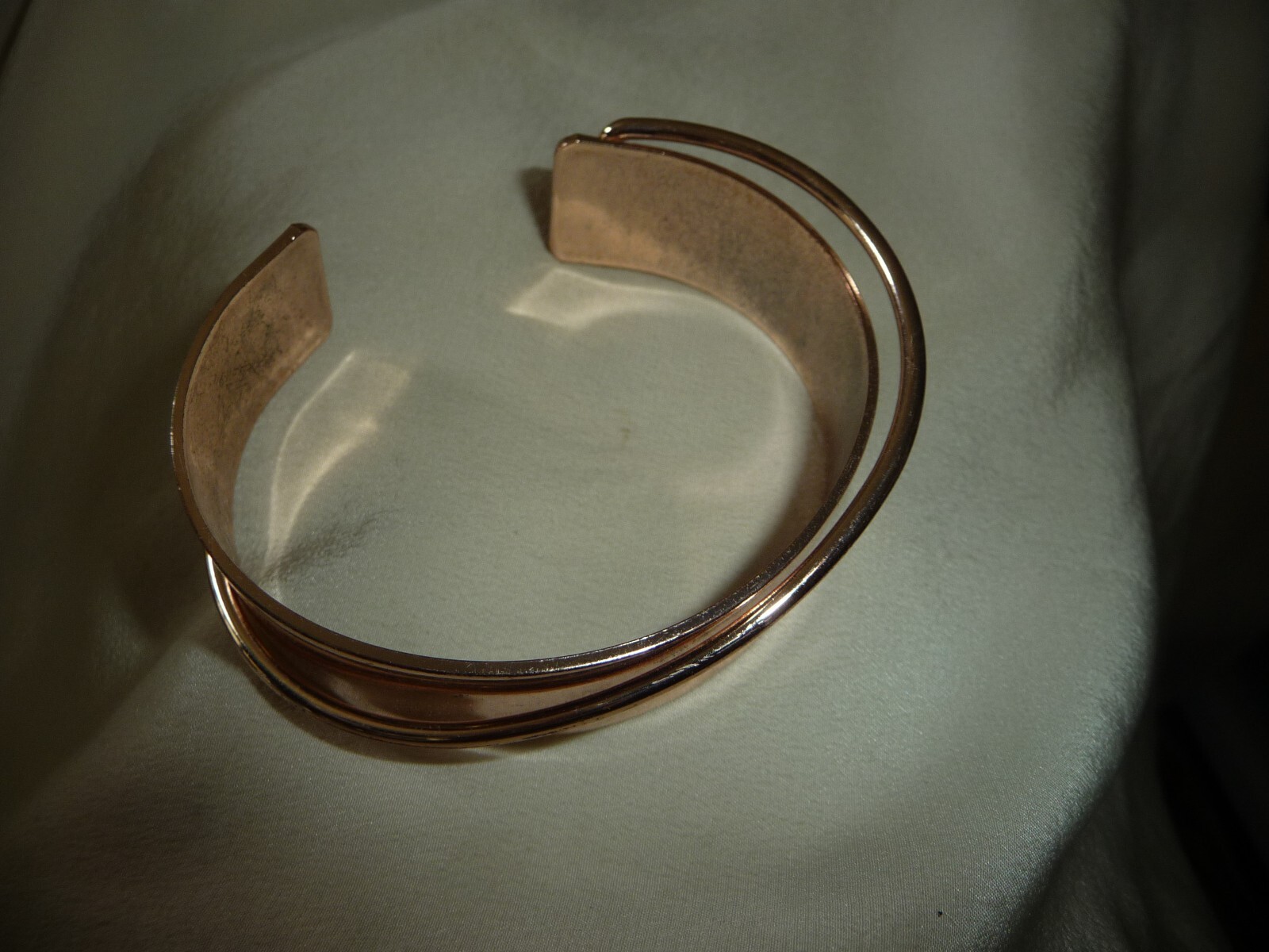 MCM ROSE GOLD TONE 3/4″ CUFF “W BRACELET #19/11A
