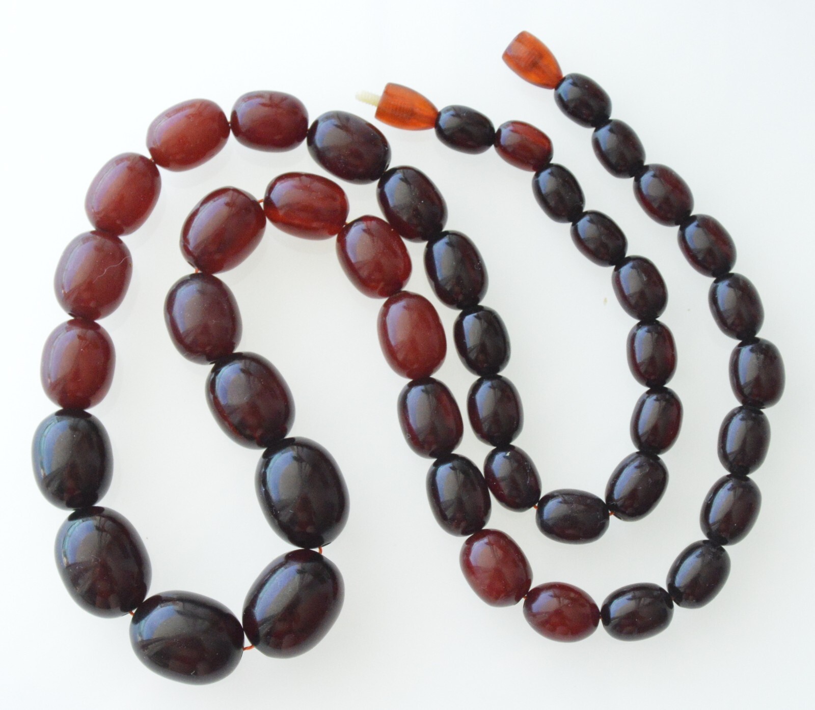 ✅80cm =102gr RUSSIAN SOVIET BALTIC AMBER BEAD NECKLACE 琥珀 BRACELET STONE PENDANT