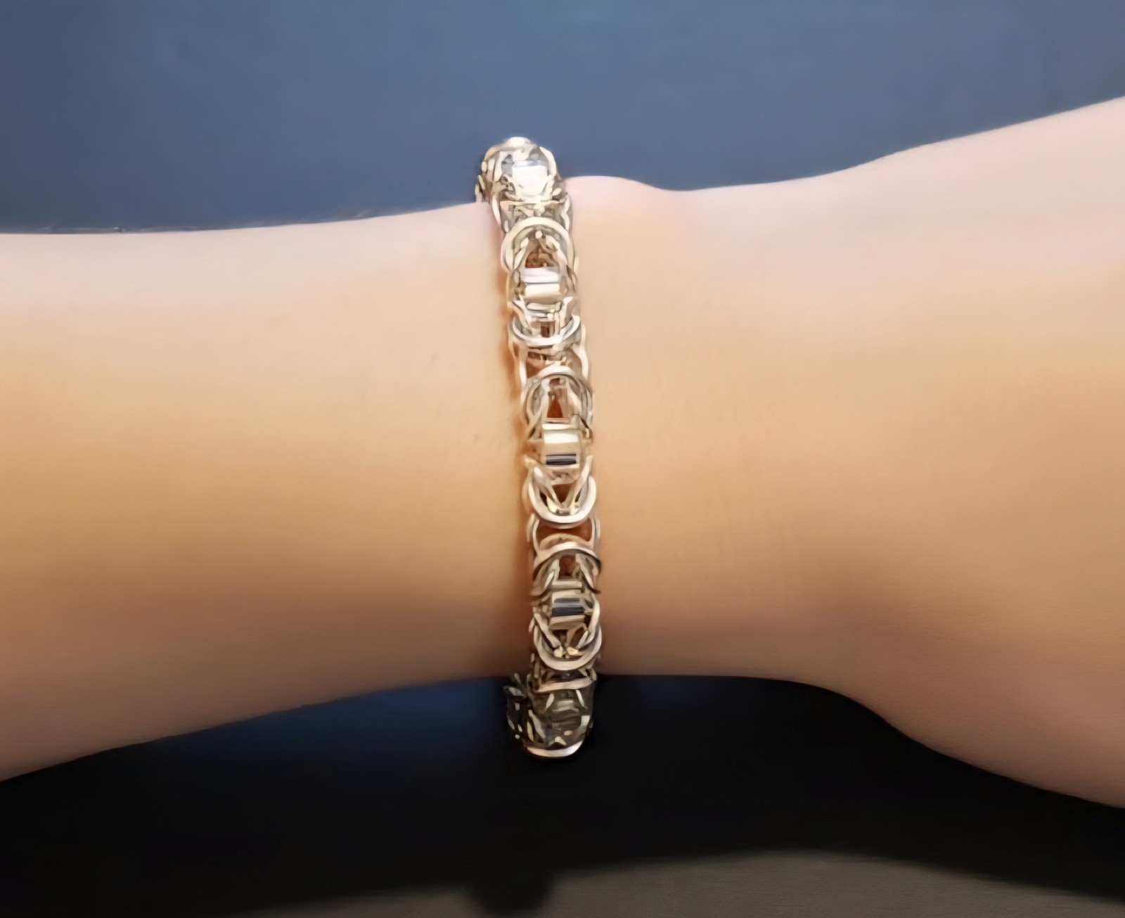 Vintage 925 Sterling Silver Charm Bracelet