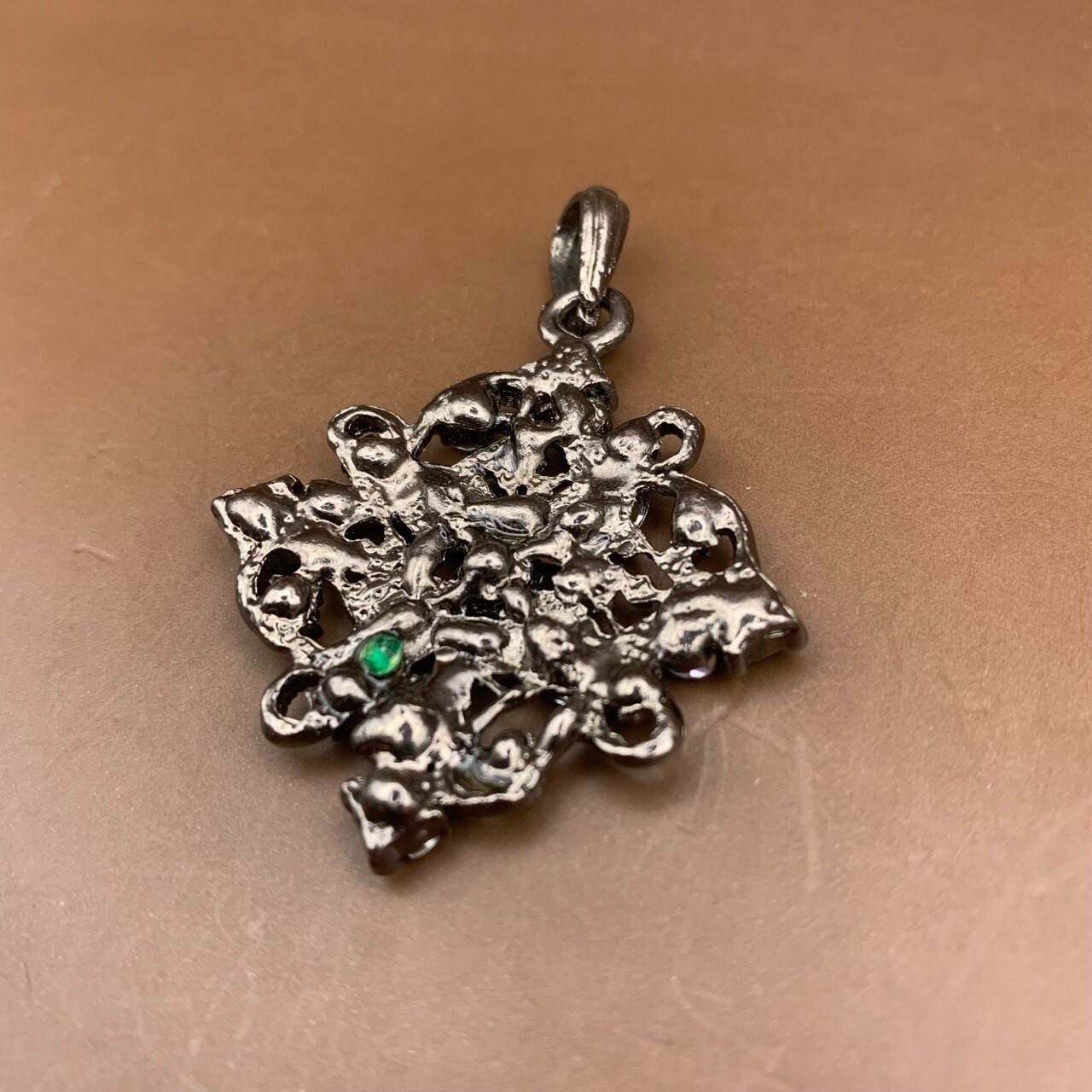 “Pendant” Soviet Era Decorative Jewelry, USSR. 39 x 52 mm/1.53 x 2.04 in, 12.3 g