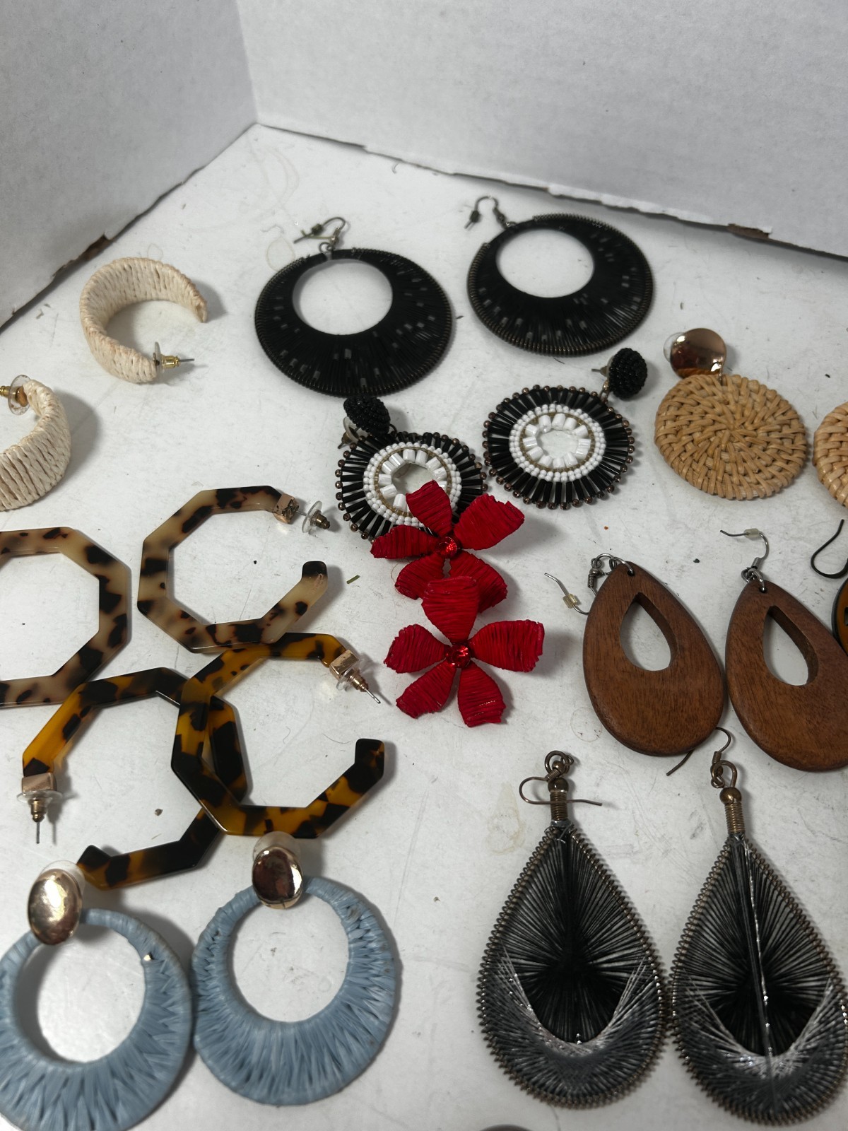 Vtg Pierced Earring Dangle Sugarfix Baublebar Lot E969
