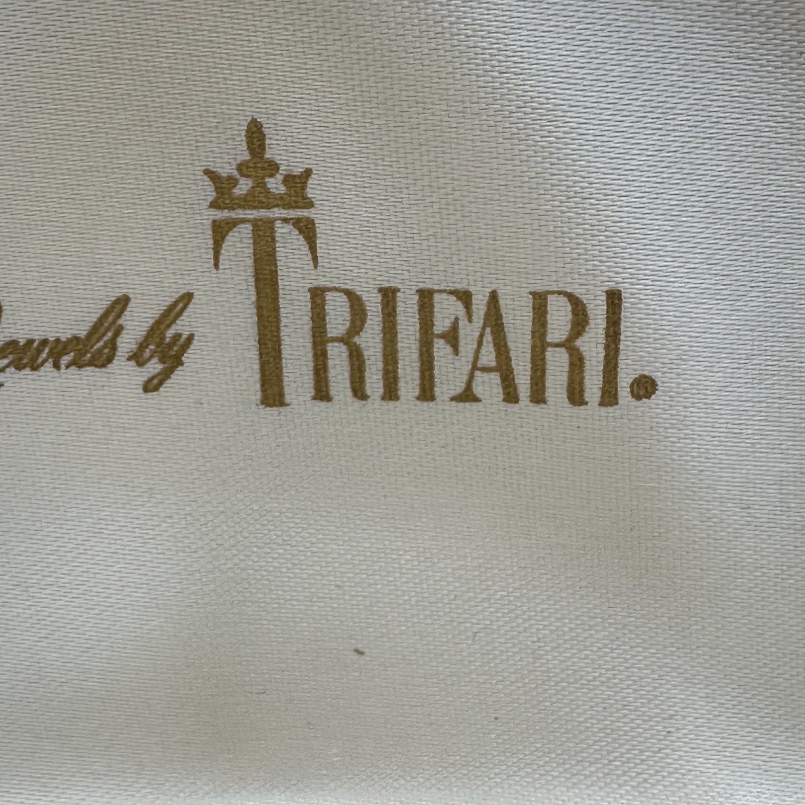 NIB Vintage 1960s CROWN TRIFARI Gold-tone Convertible Interchangeable Ring