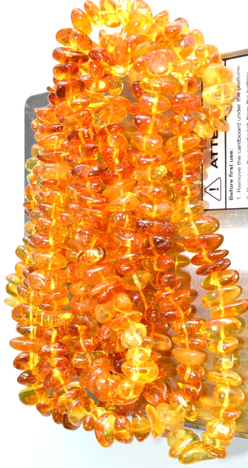 ✅135 cm=54gr RUSSIAN SOVIET BALTIC AMBER BEAD NECKLACE 琥珀 BRACELET STONE PENDANT