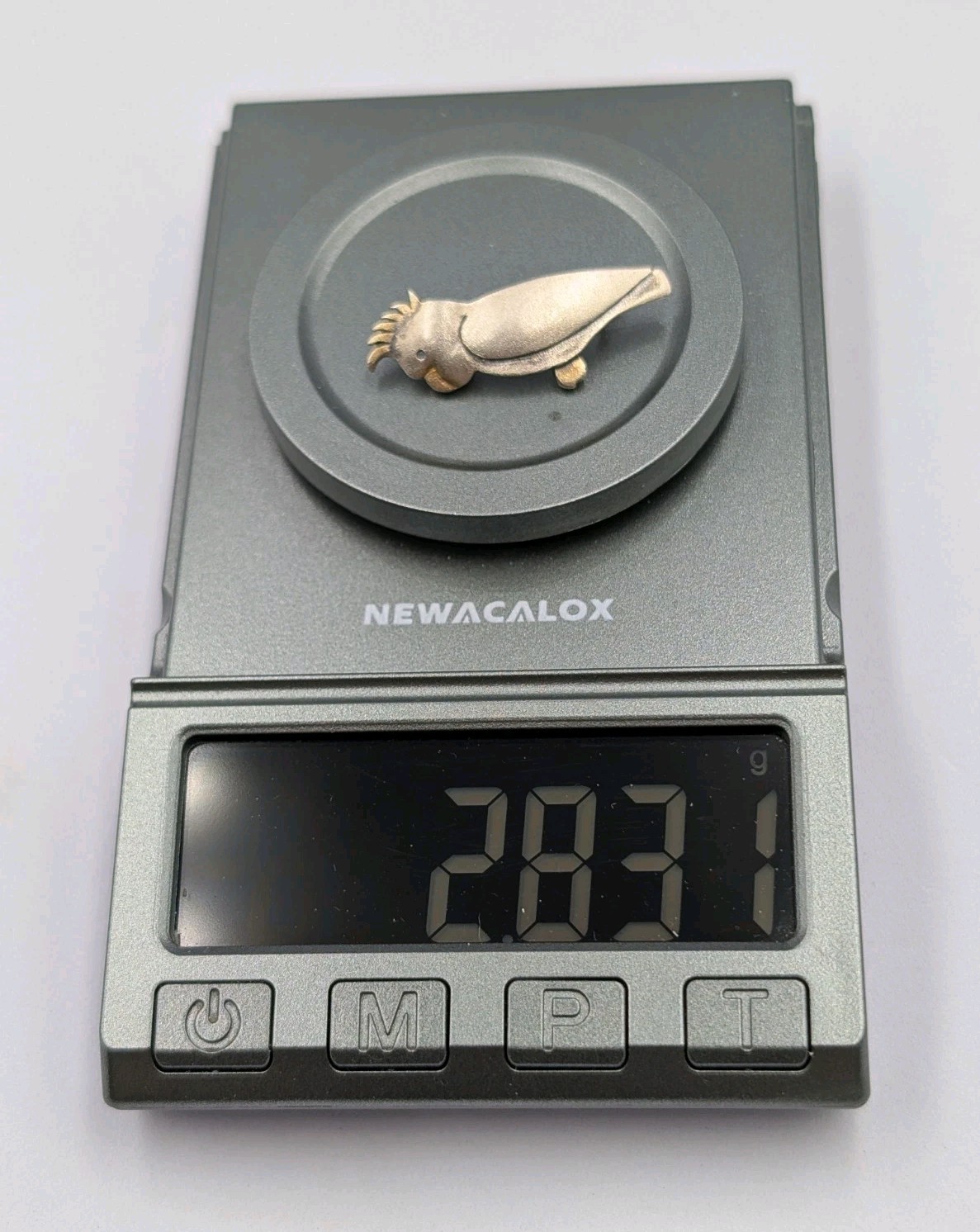 Vtg Australia Sterling Silver Cockatoo Parrot Brooch Pin 925 Map Mark C-Clasp