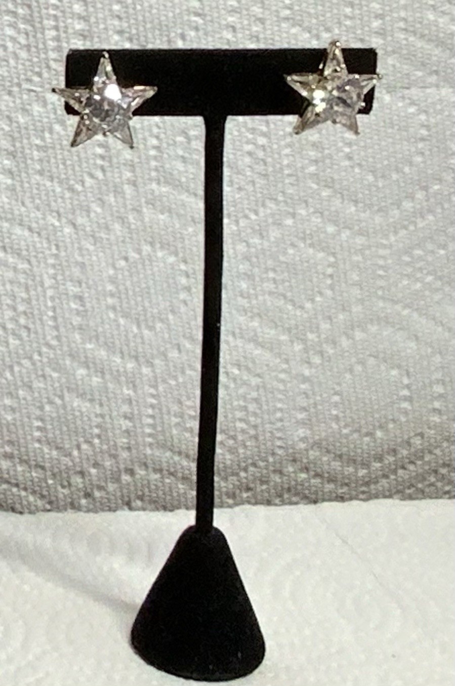 Signed,925 HC,Dangle HSN SP FL,Earrings,Hollywood Collection Cubic Zirconia Star