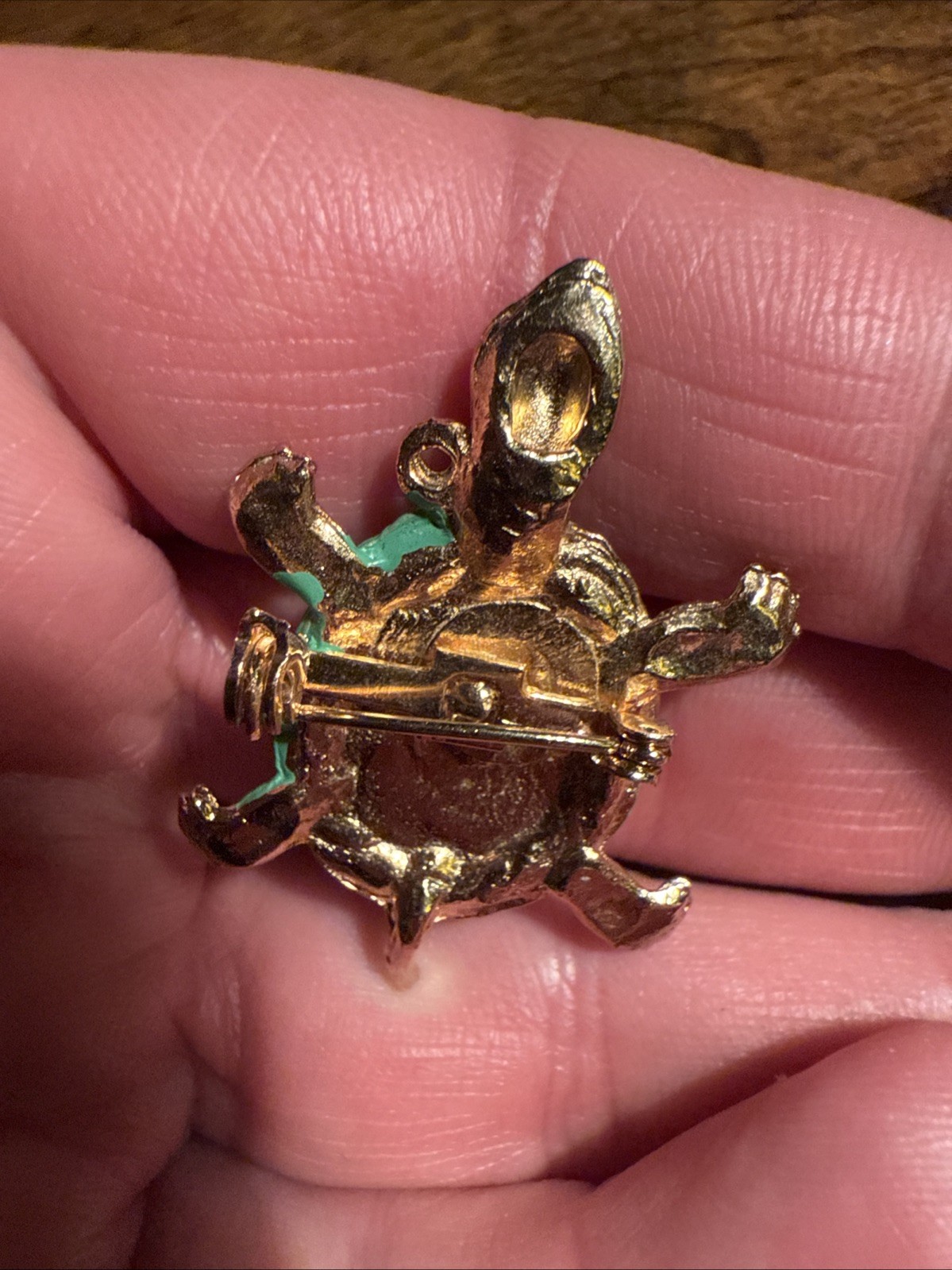Vintage 1960’s Turtle Brooch Pin Niagra Falls Canada Souvenir Collectible Enamel