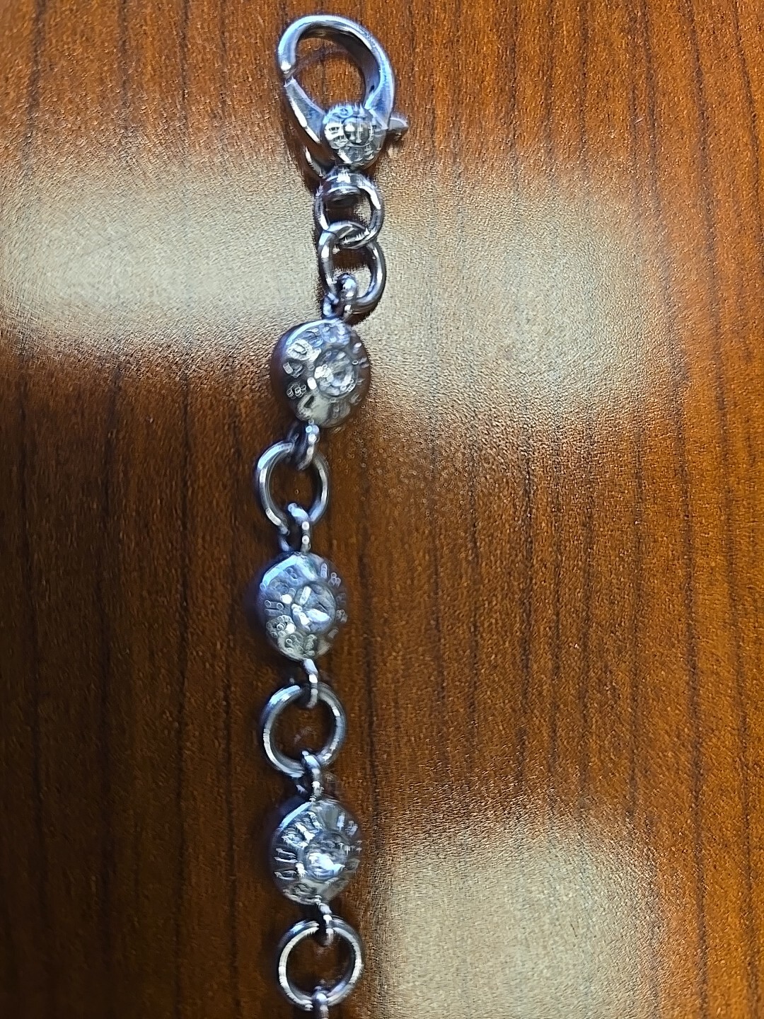 Henri Bendel New York Luxe Silver Swarovski Crystal Lobster Claw Bracelet