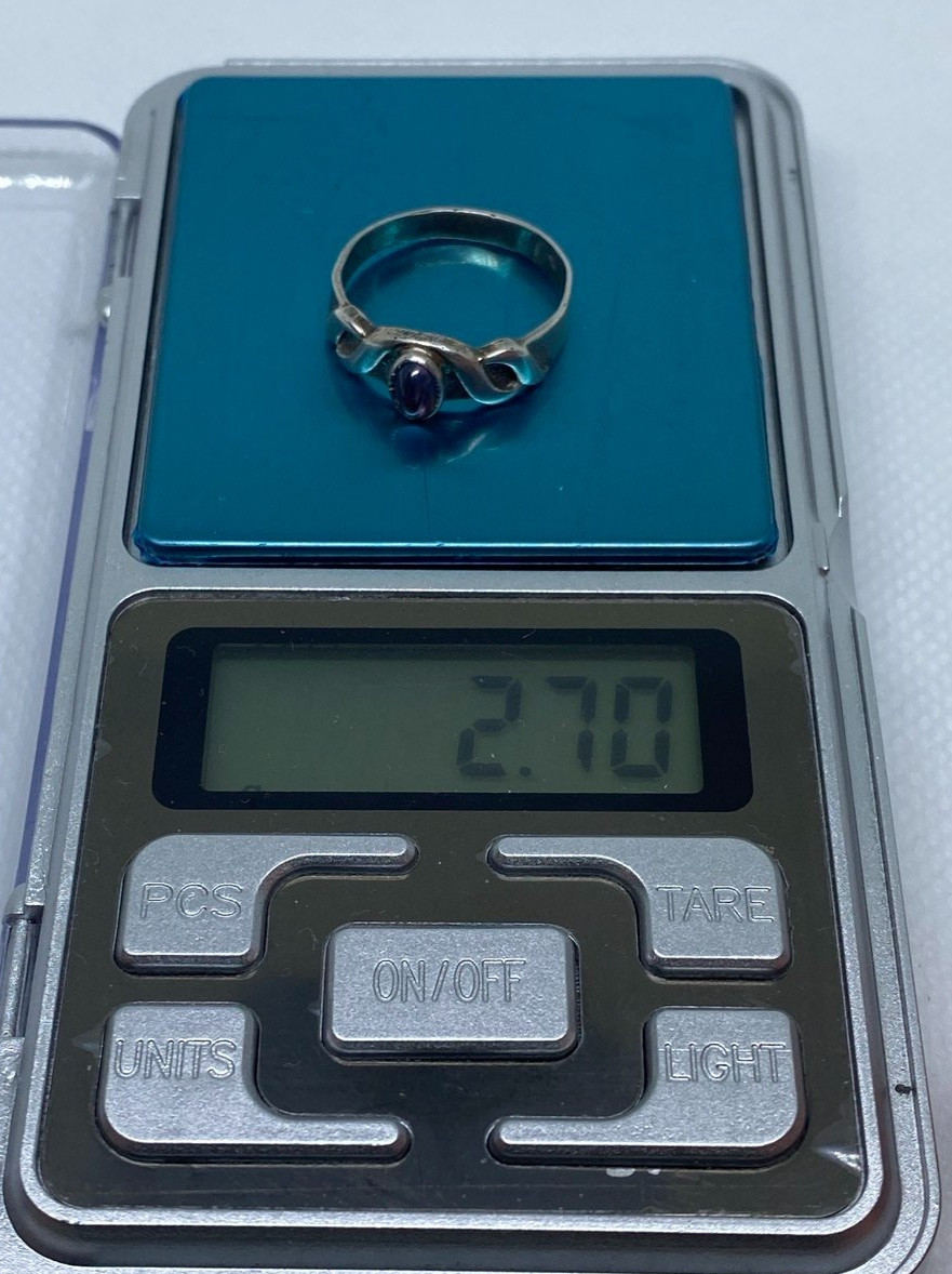 Rings Silver 875 Size 8 . Weight 2.7 g. Soviet Vintage Jewelry USSR