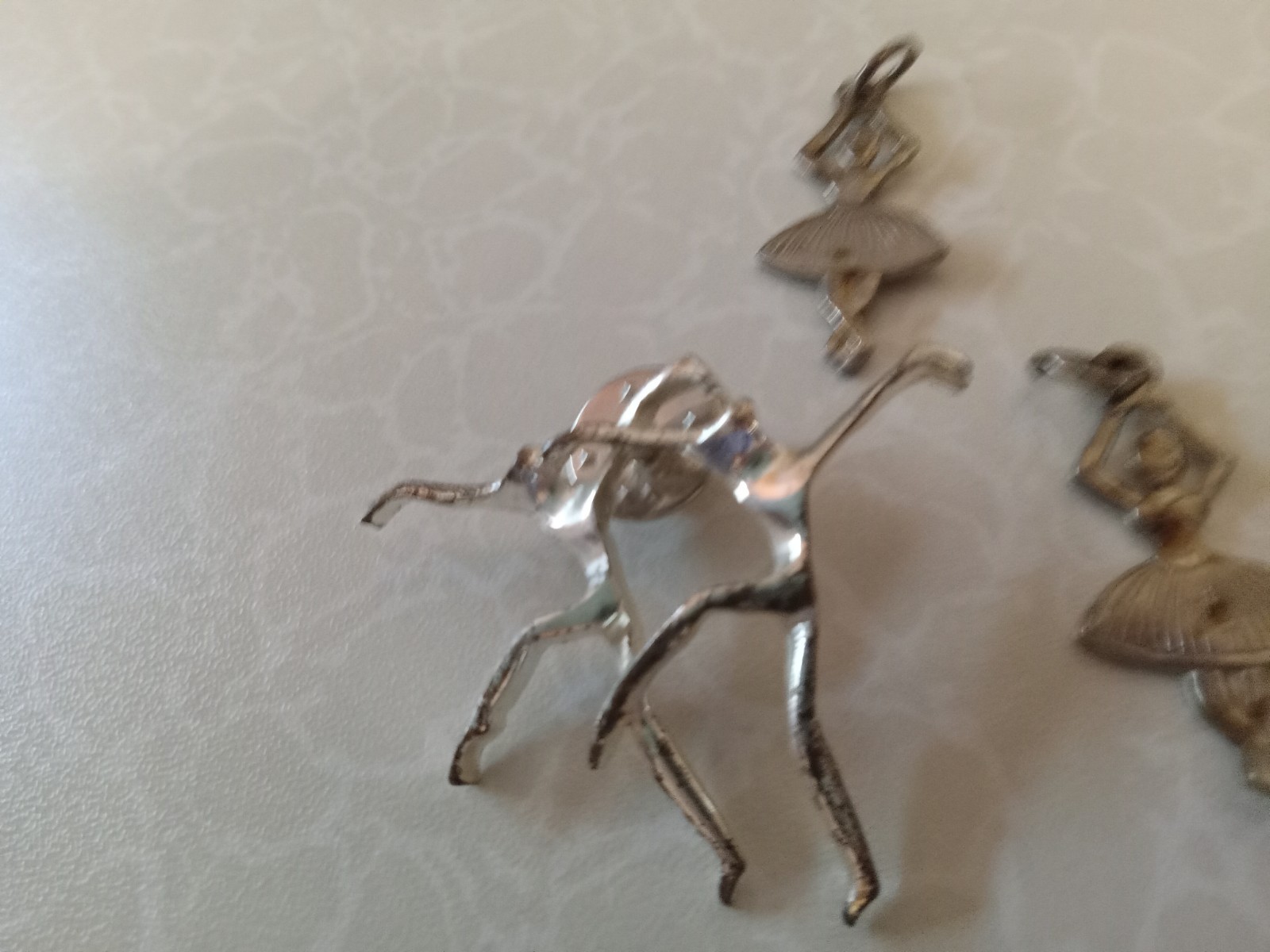 vintage costume jewelry lot pretty dance themed bracelet neclace pin pendant
