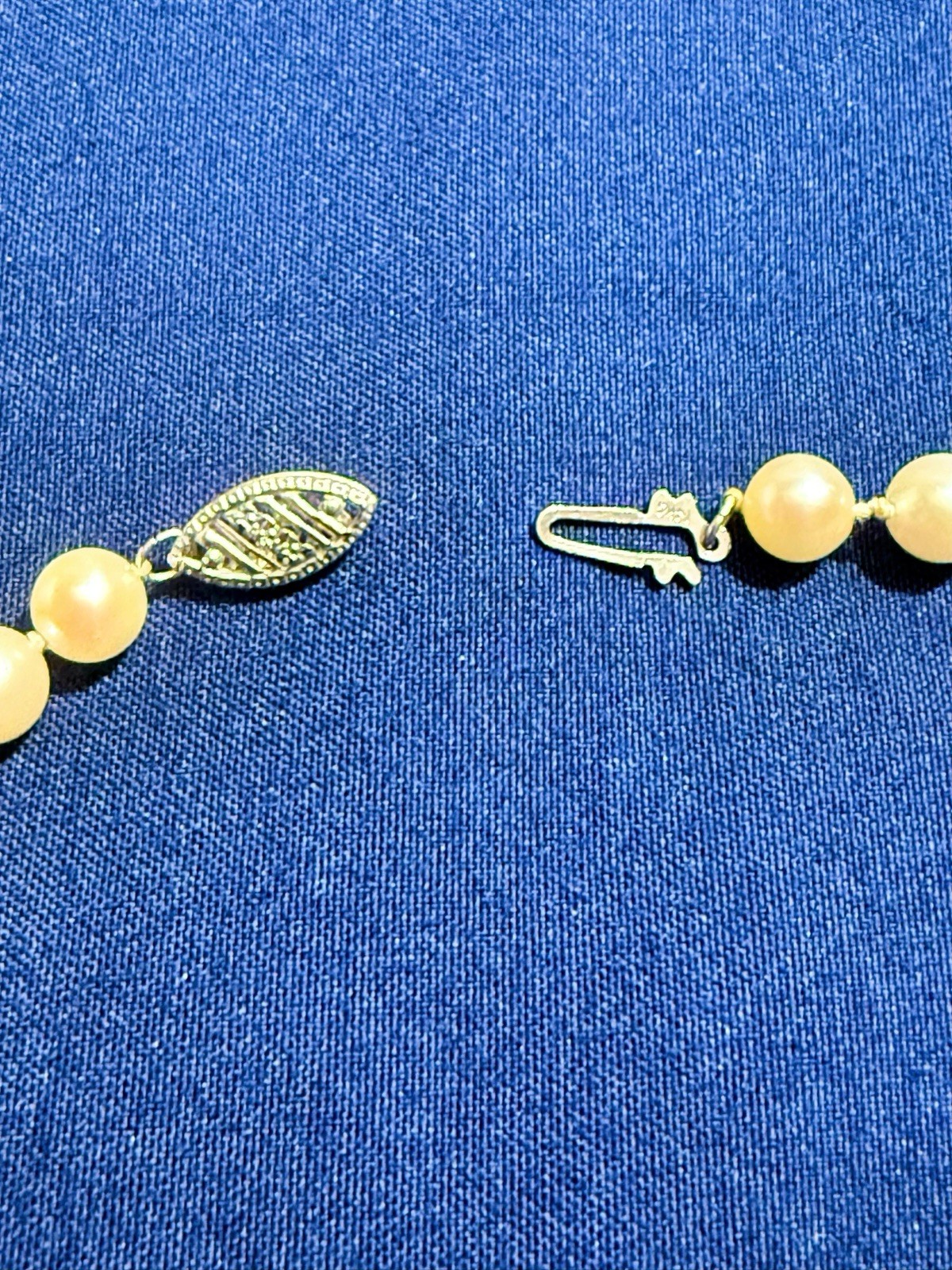 Salt Water Cultured Akoya Pearls Choker. 16-1/2 Length .