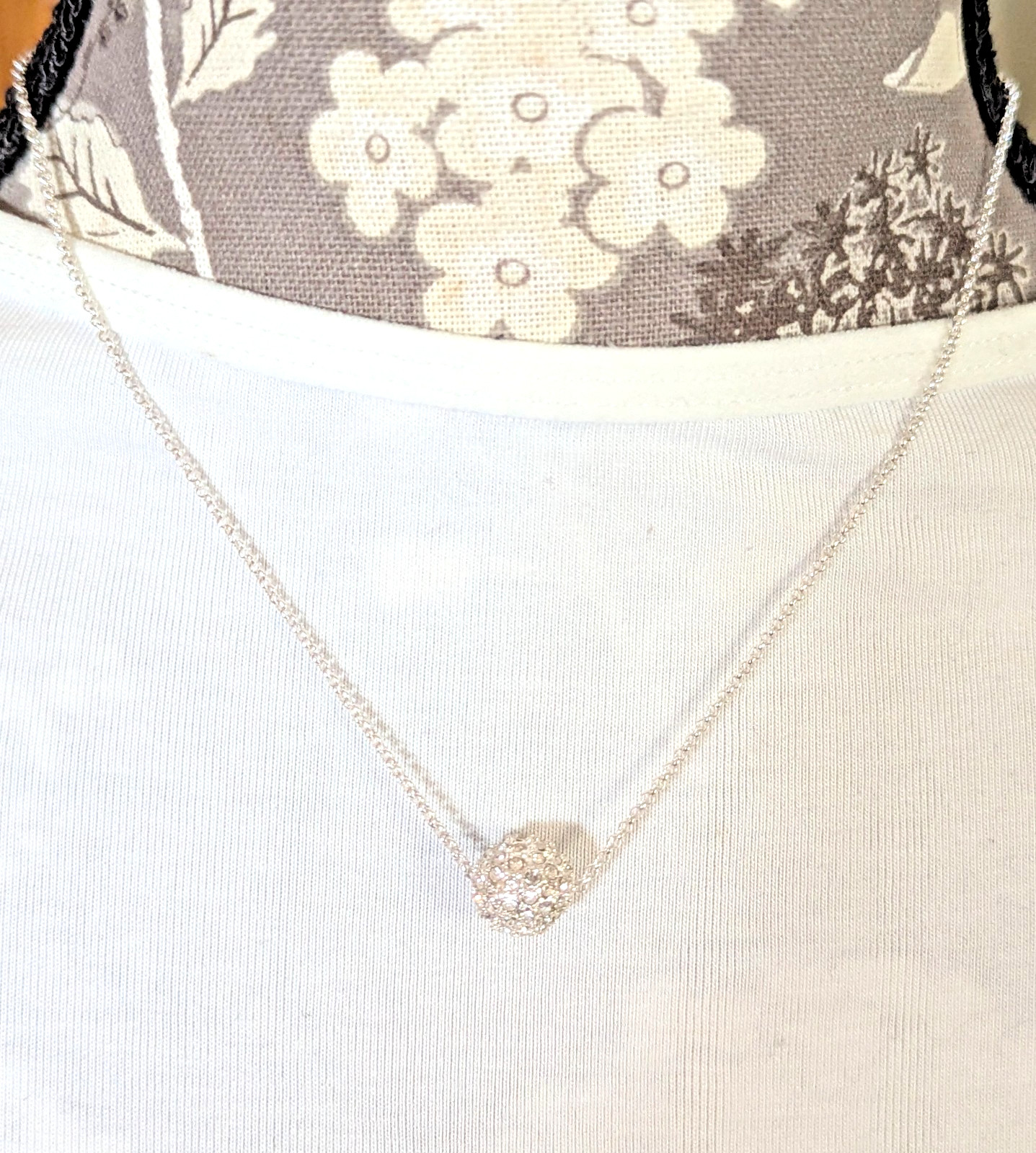 Monet New w/ Tags Retro-like Monet pendant “Disco Ball” crystal-like Pendant