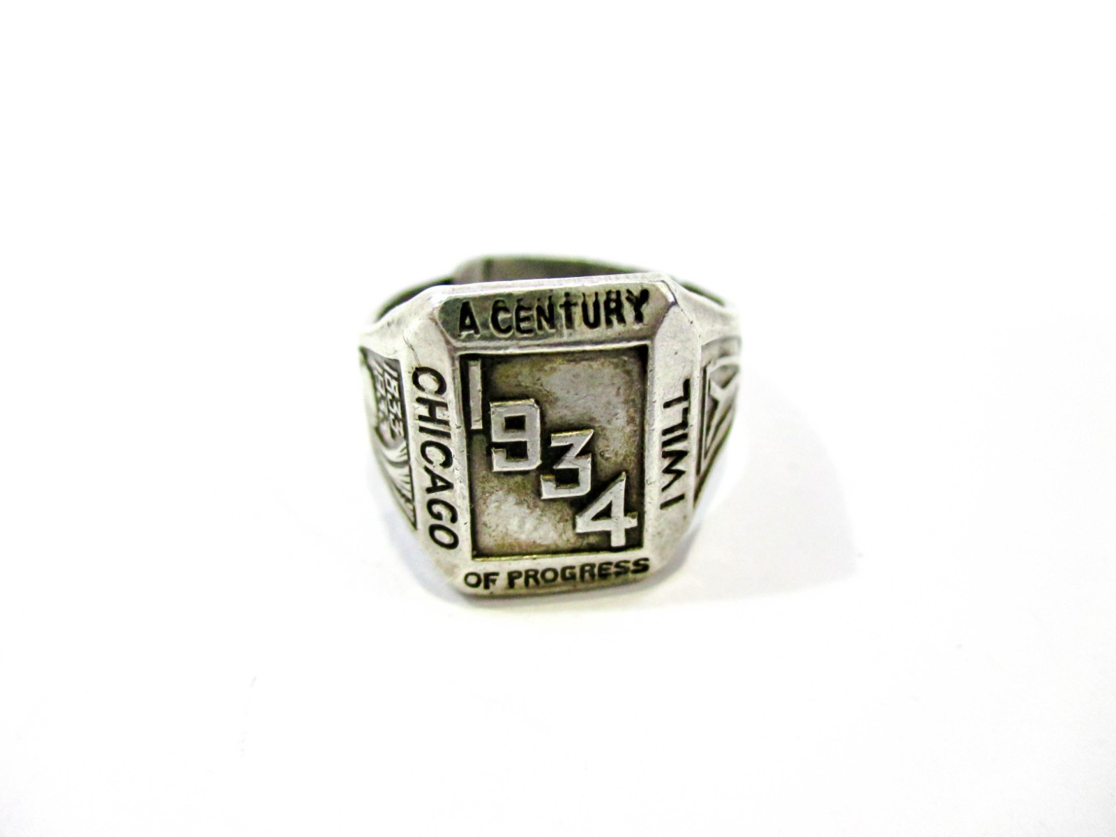 Sterling Silver Ring Chicago World’s Fair Souvenir