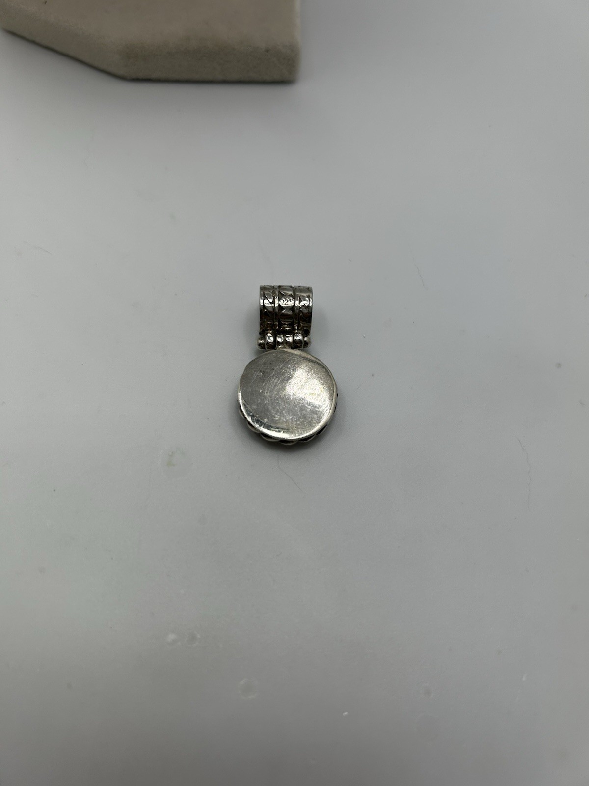 Vintage Southwestern Style Silver And Purple Pendant Jewelry