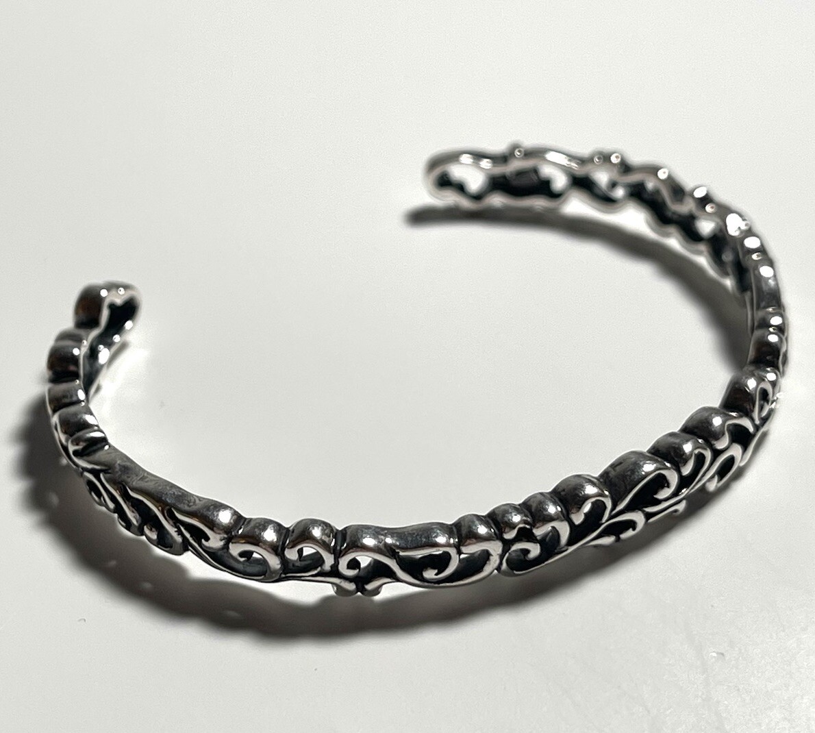 Vintage Silver Ornate Bangle By Carolyn Pollack Sterling Bangle Cuff .925 – B19