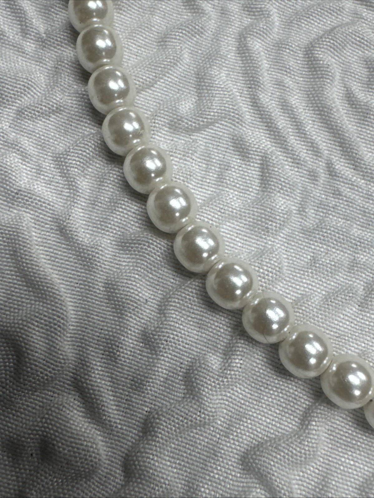 VINTAGE ANNE KLEIN Signed Faux Pearl Collar DESIGNER NECKLACE Sunburst Pendant