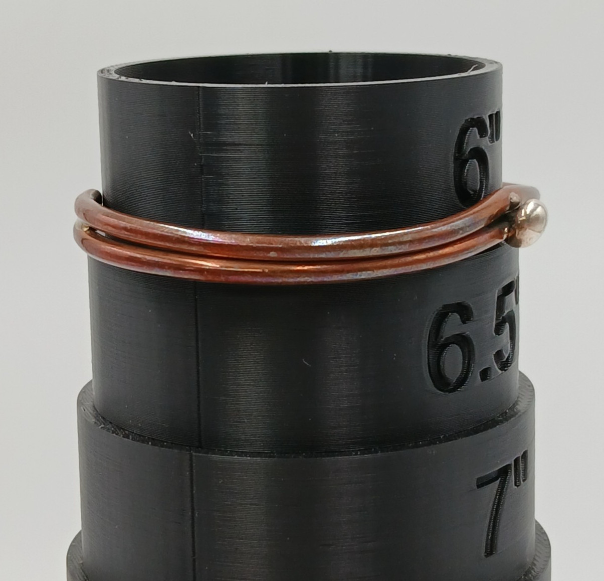 VTG Sterling Signed Cuff Bracelet 2.5in Unisex Solid Stacked Tube 15g Bead