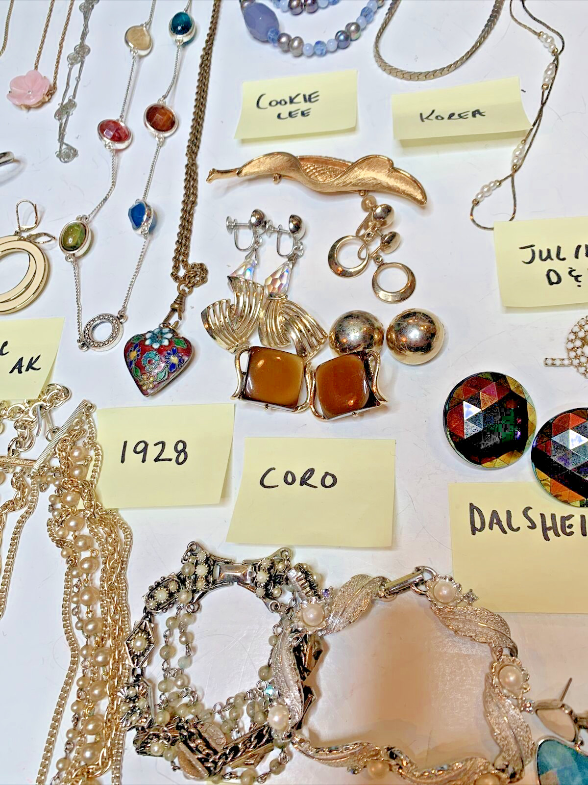 Vintage Costume Jewelry Lot Juliana Trifari Coro Monet 100+ Wearable Signed