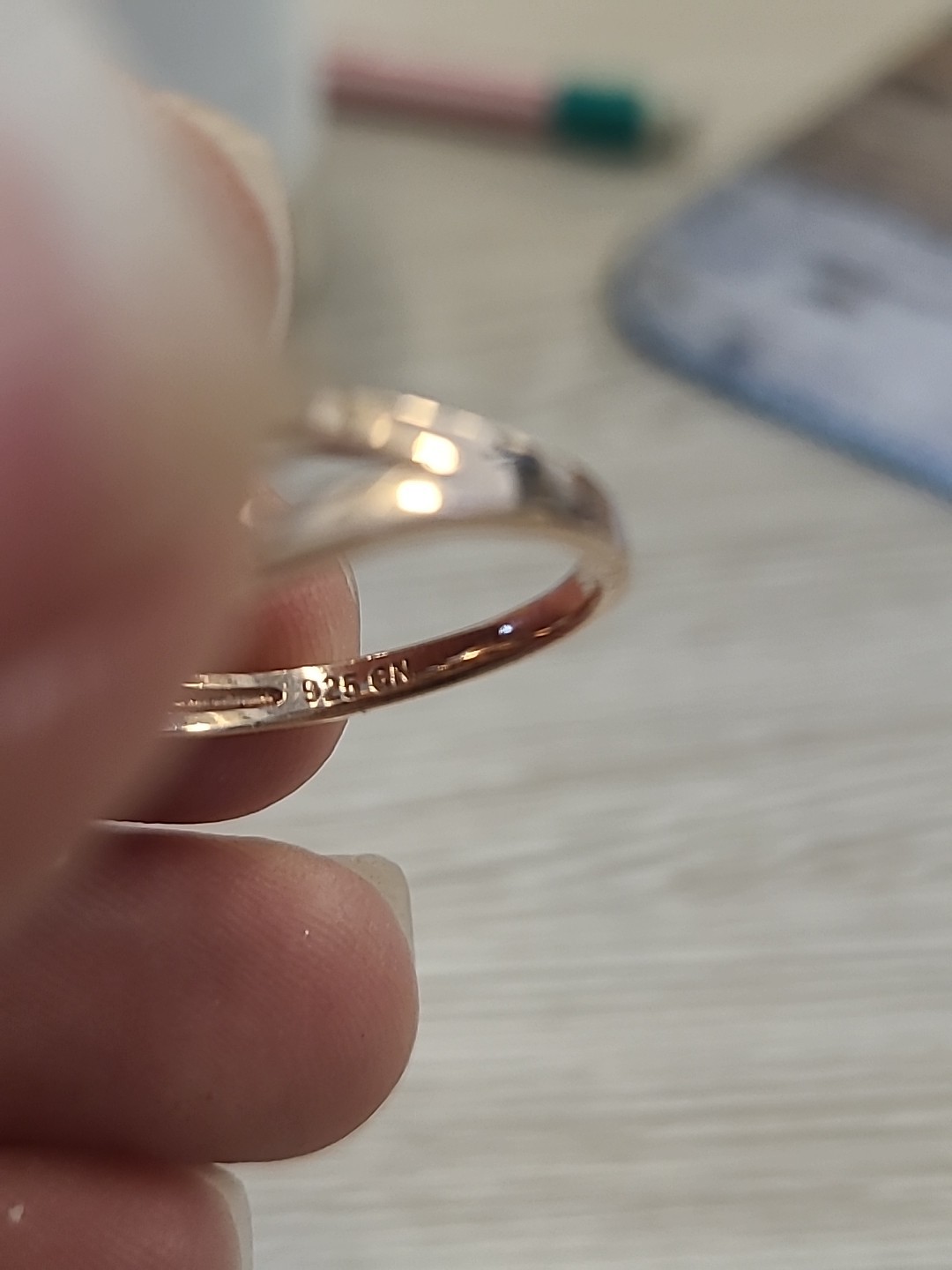 Stunning Vintage-Style FZN Rose Gold Opal Ring Size 7.75 -8