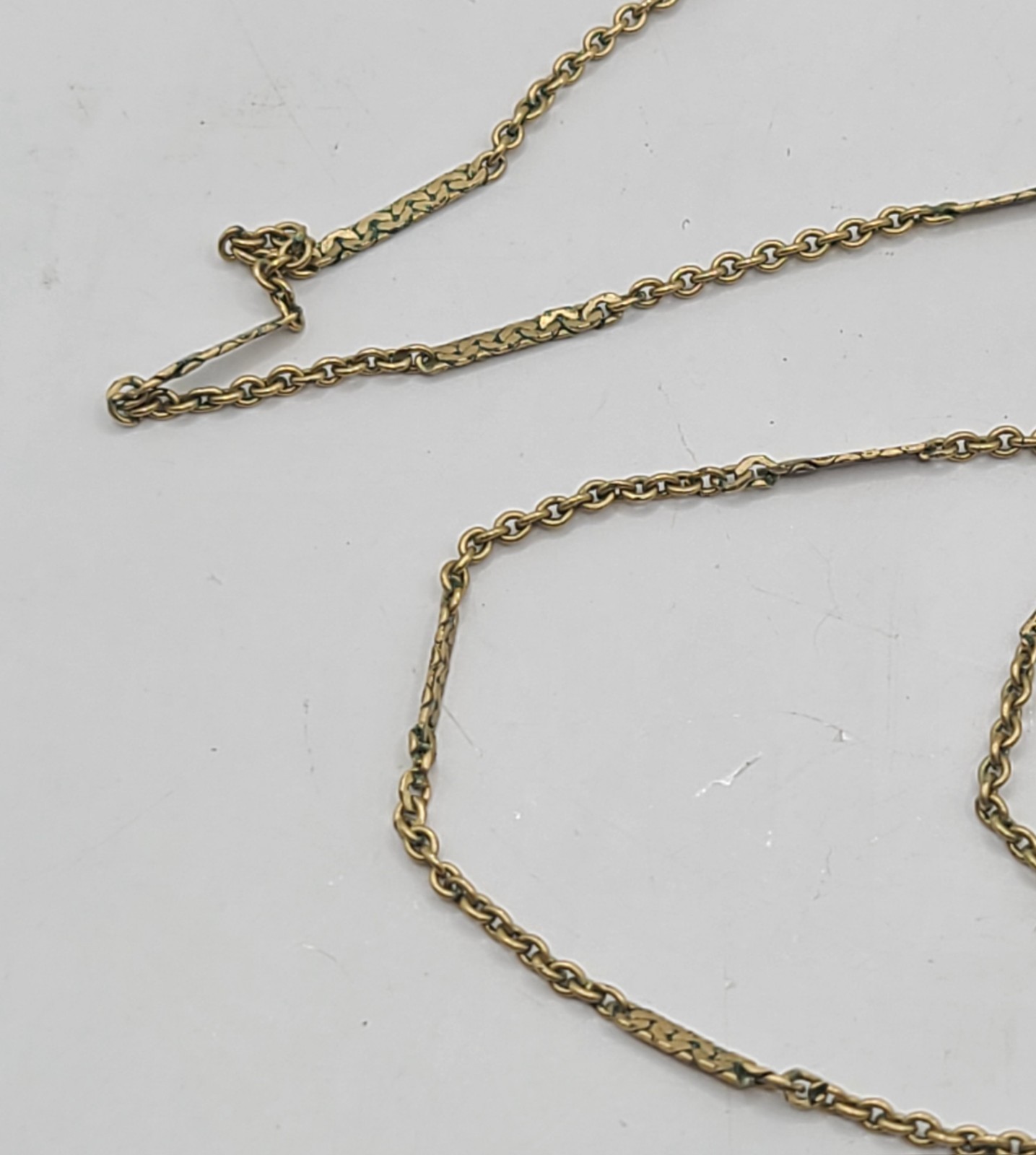 Vtg 1/20 12Kt Gold Filled Genuine Cameo 19″ Necklace Signed “ELKA” 3/4″ Cameo