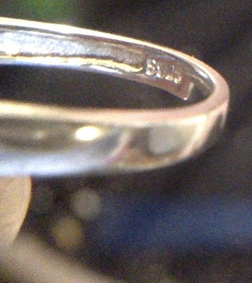 Black Opal Flower Ring Sterling Silver Ladies size 7 : PRETTY !