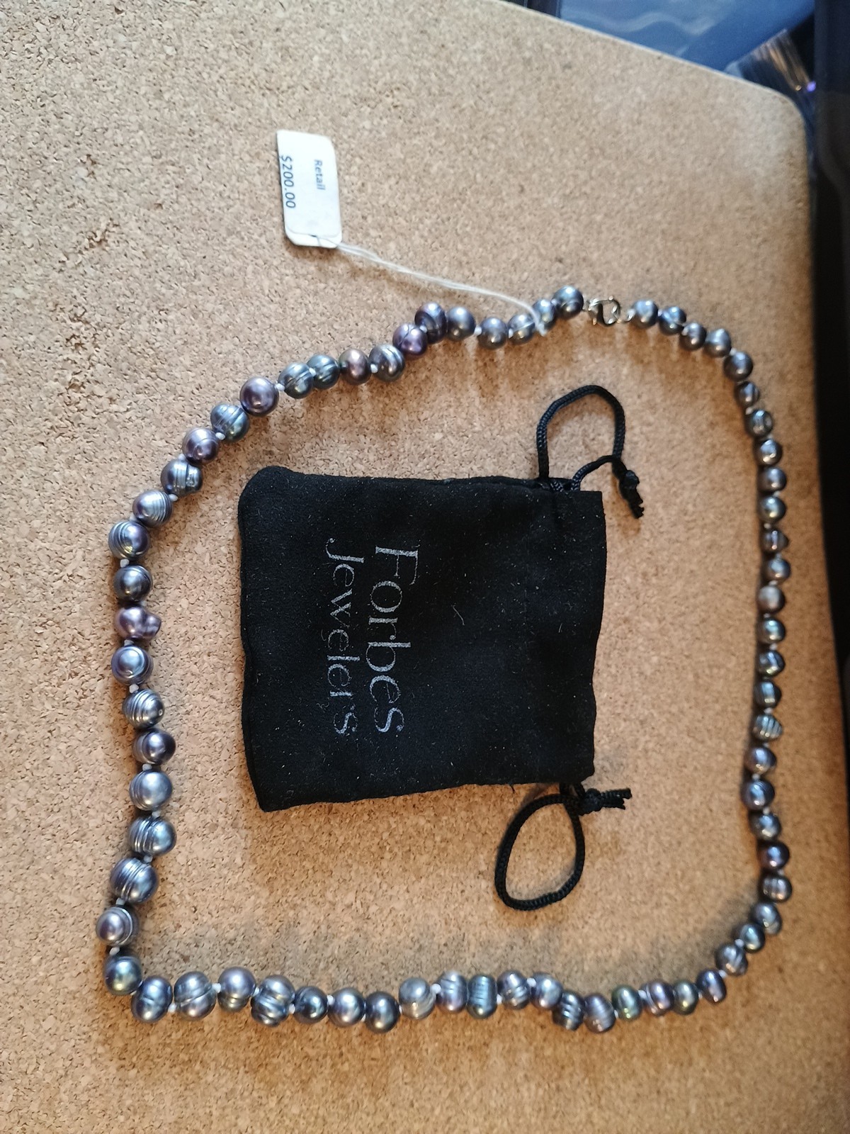 Antique Hand Knotted Genuine Pearls 8-9 MM- 24″ From Forbes Jewelers
