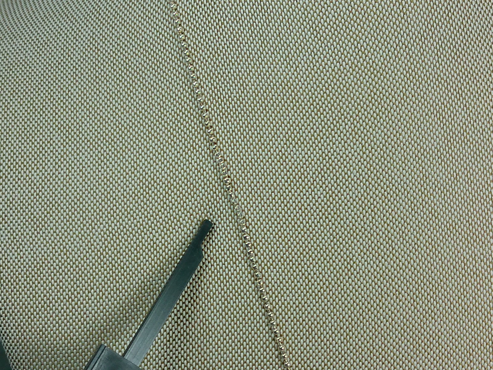 Vtg Modernist Religious Angled Cross Pendant Sterling Silver Chain 22″ Necklace