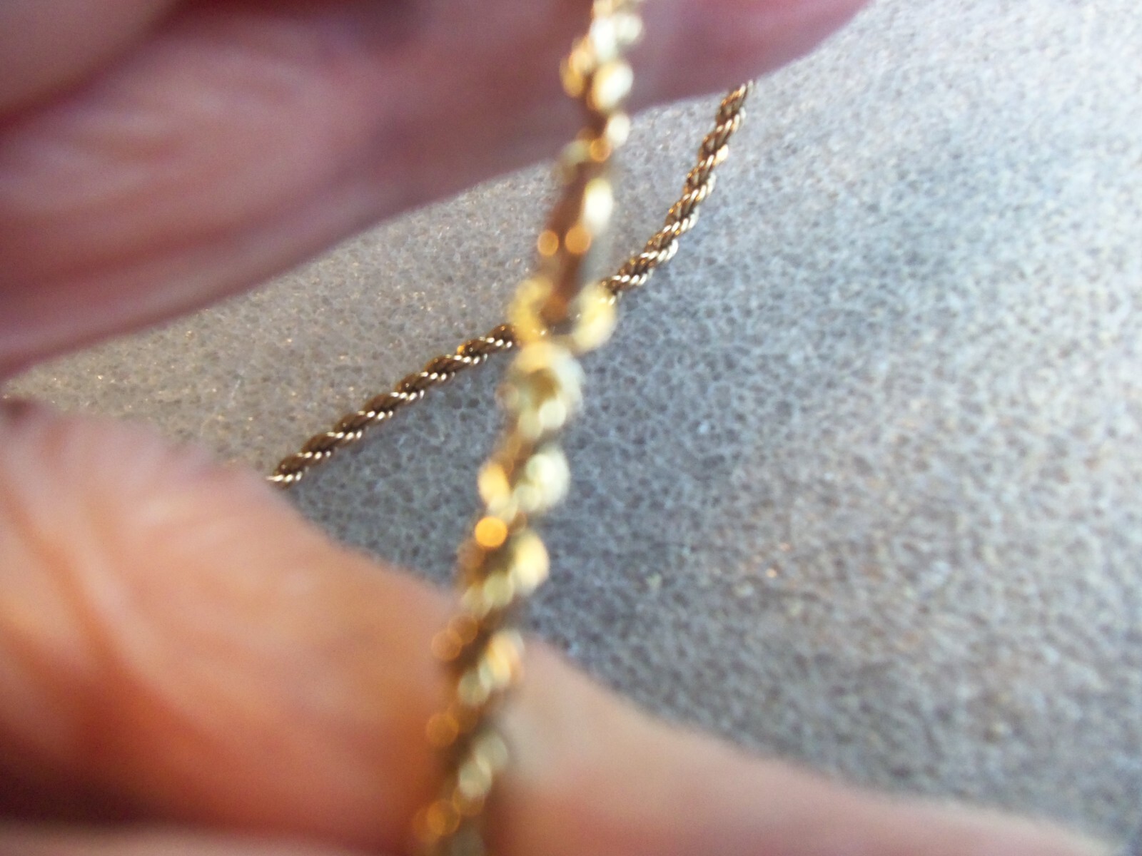 Vintage Gold filled Chain Necklace 33 in 22.5 grams Fifth Avenue