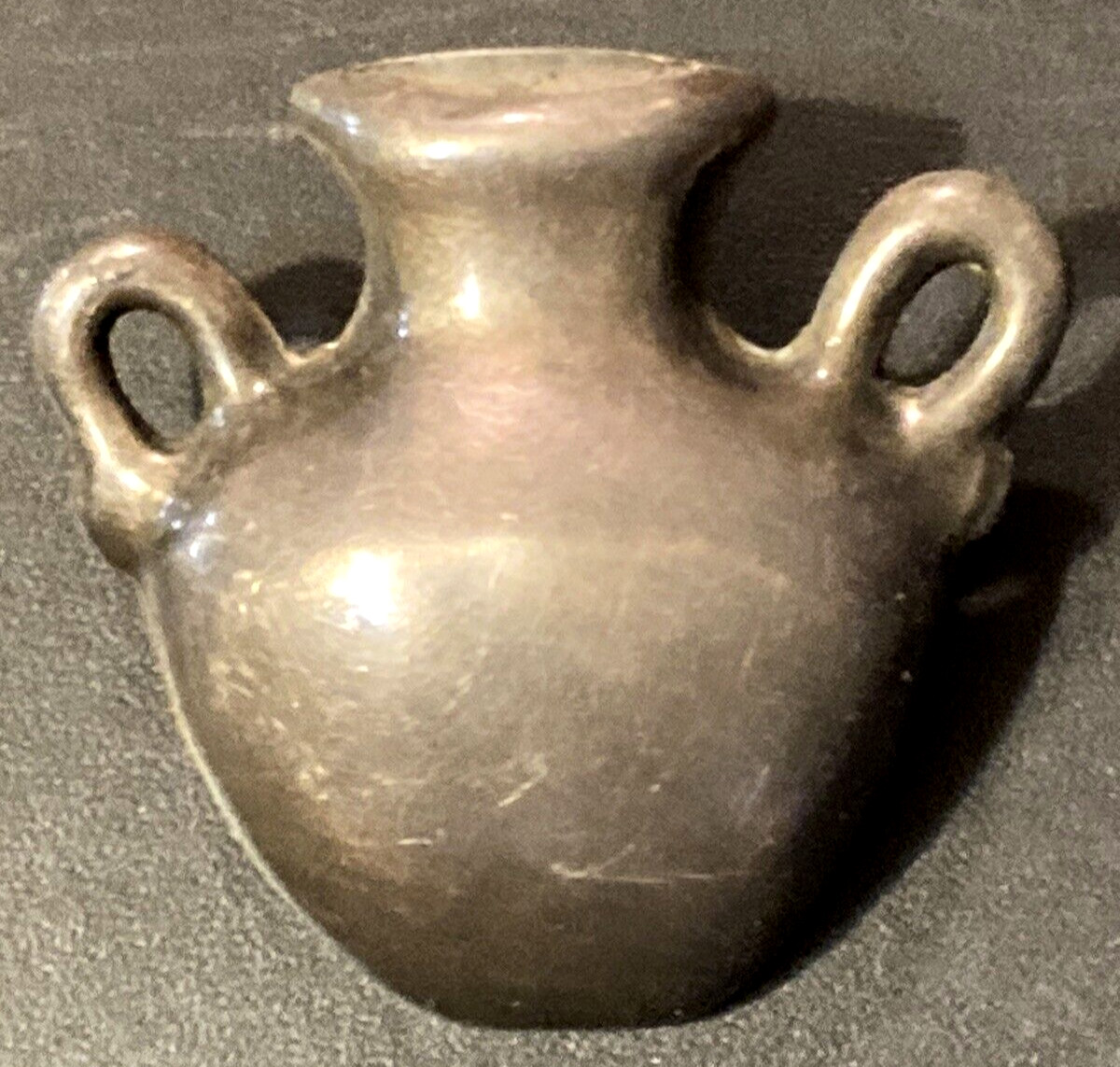 Mexico Silver Pinback Brooch Shape of A Water Pot
