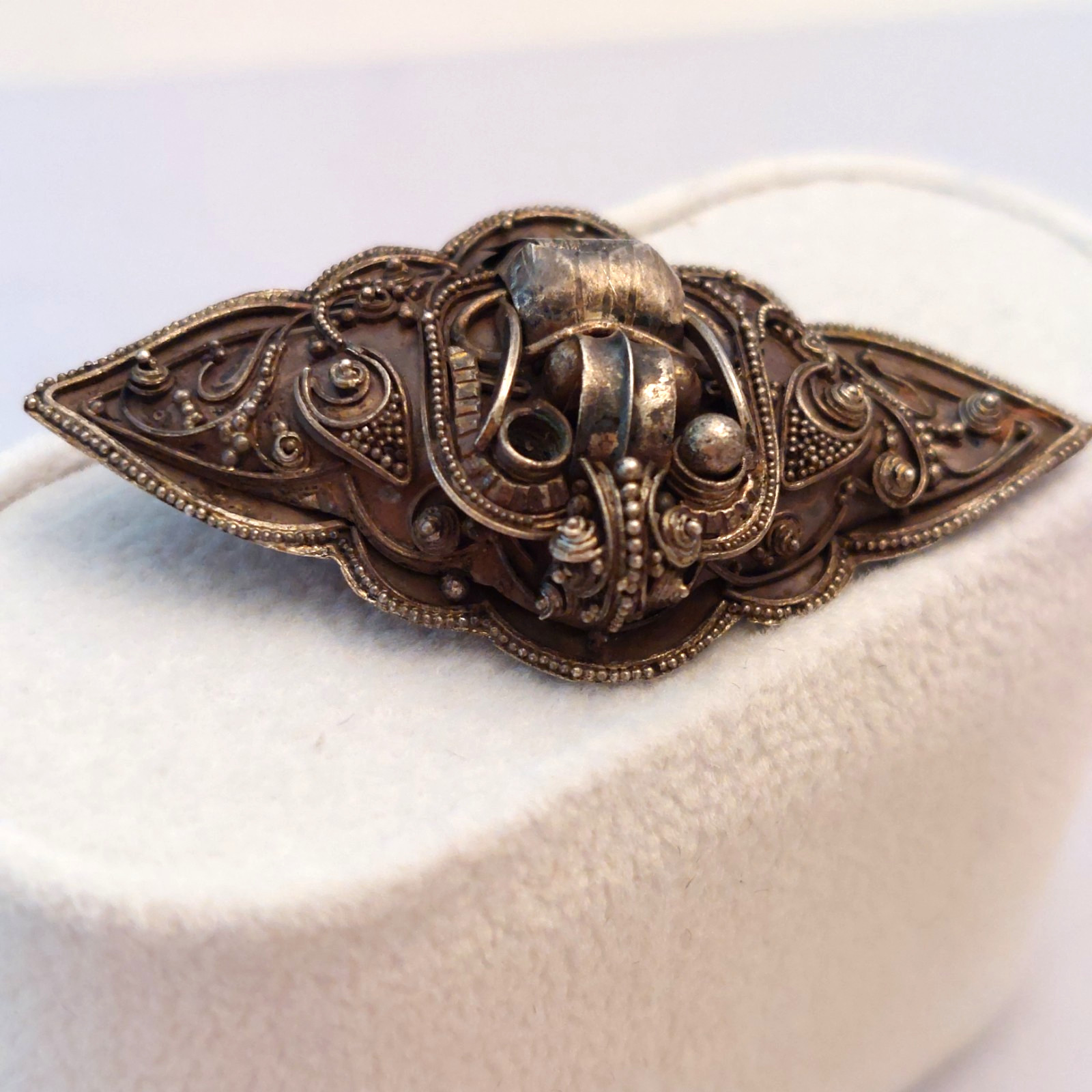 Antique Sterling Silver Late 1800’s Victorian Era Dragon/Bug (?) Brooch