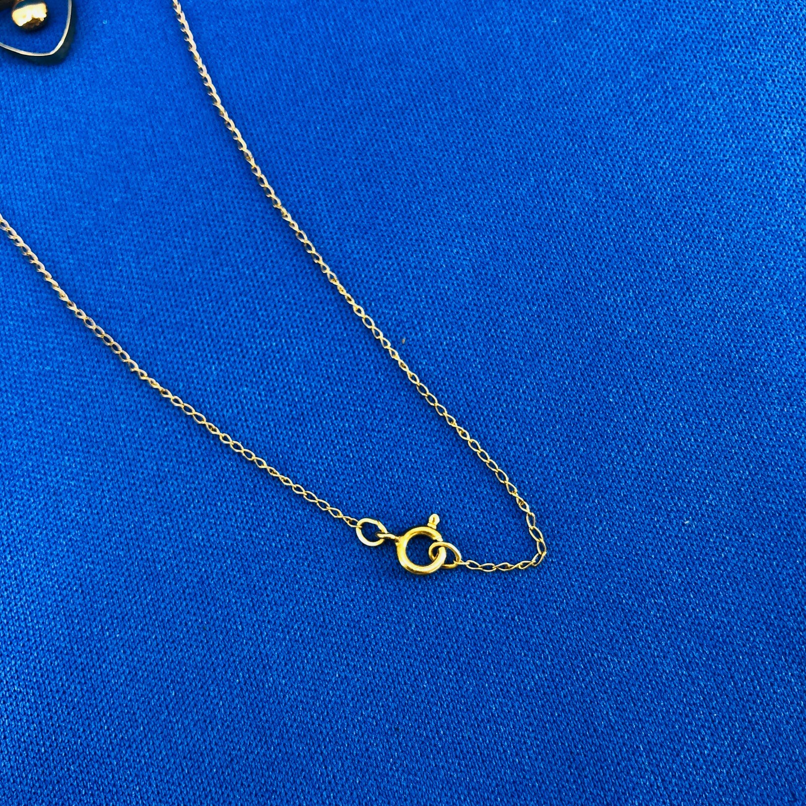 Vintage 1/20 14K Marked Heart Pendant Necklace on Chain Love Romantic Jewelry