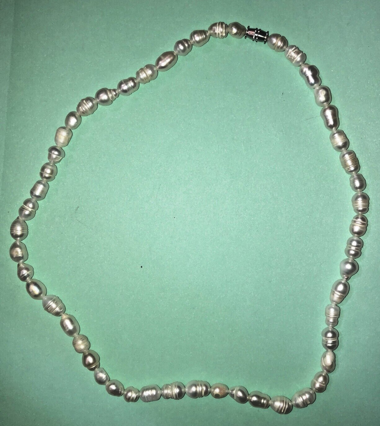 Vintage Freshwater Pearl Necklace 18 3/4′