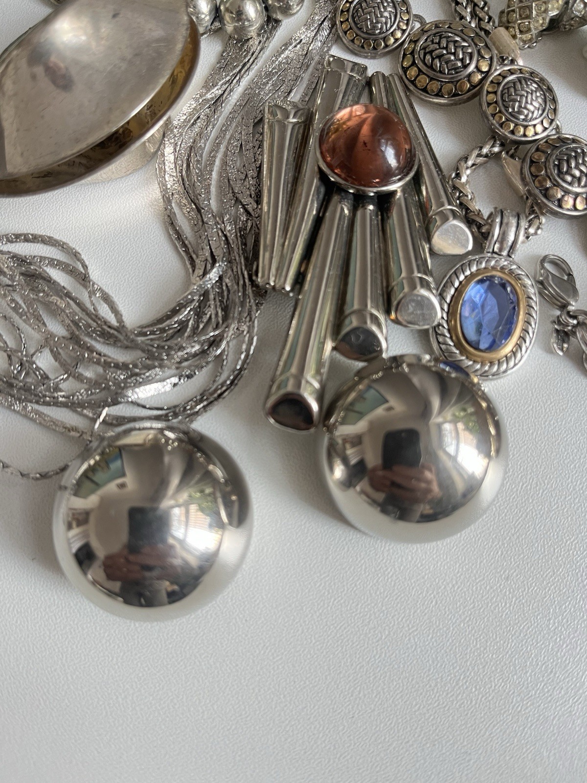 Vintage Jewelry Lot Monet Trifari Art Brooch Necklace Earrings 1960-1990’s