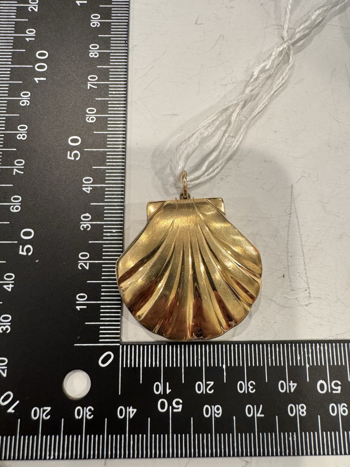 Rare Ernest Borel Clam Shell Manual Wind Pendant Watch- Working