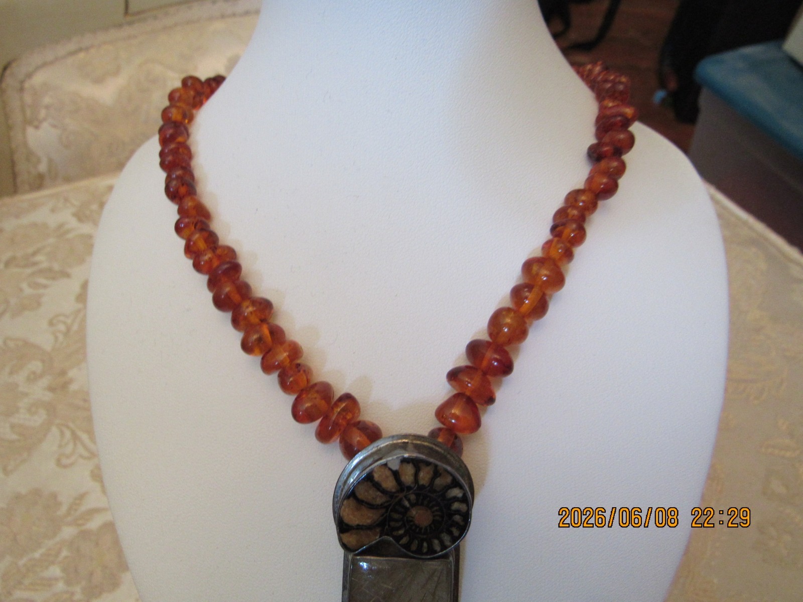 VTG Amy Kahn Russel Stone Necklace