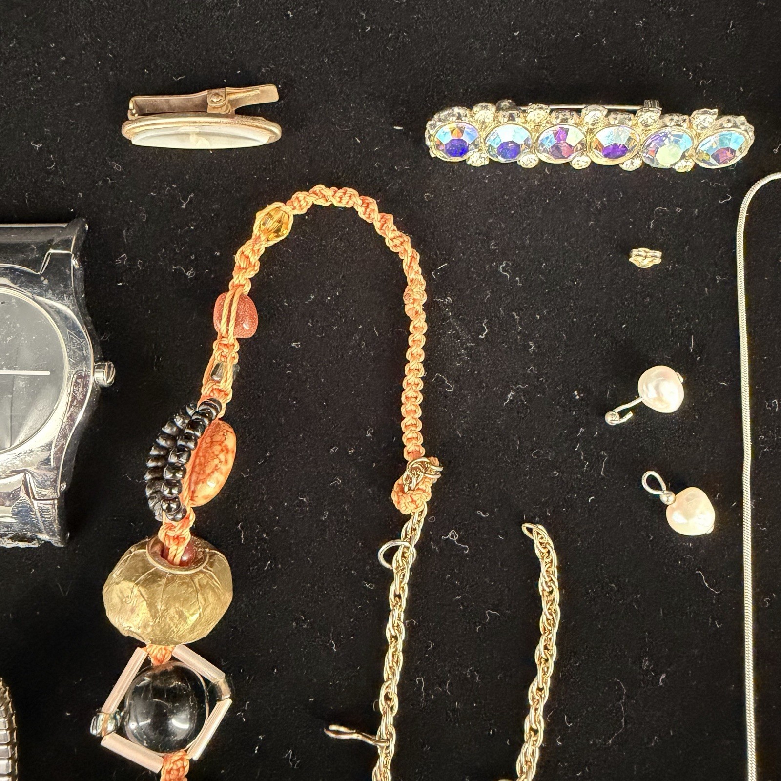 Vintage Jewelry Craft Repair Lot 14K Gold Silver Watches Cufflinks