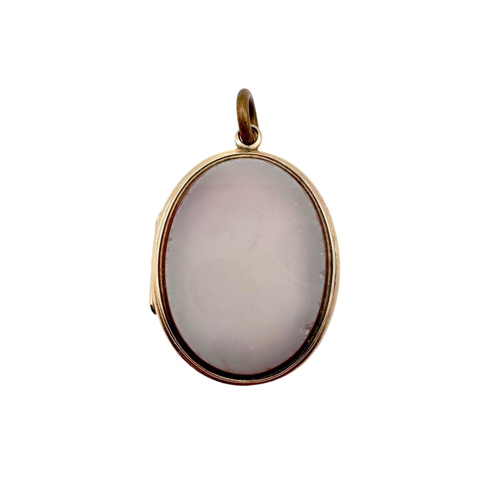 Victorian 13K Gold Double Sided Sardonyx Carnelian, Bloodstone Locket Pendant