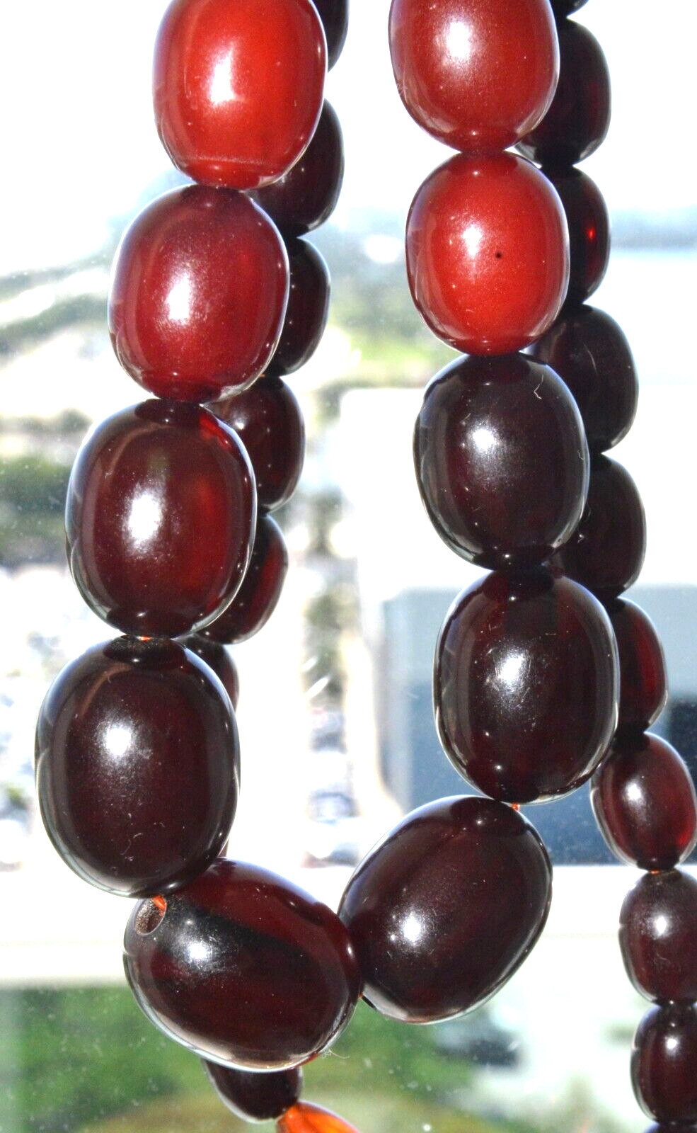 ✅80cm =102gr RUSSIAN SOVIET BALTIC AMBER BEAD NECKLACE 琥珀 BRACELET STONE PENDANT
