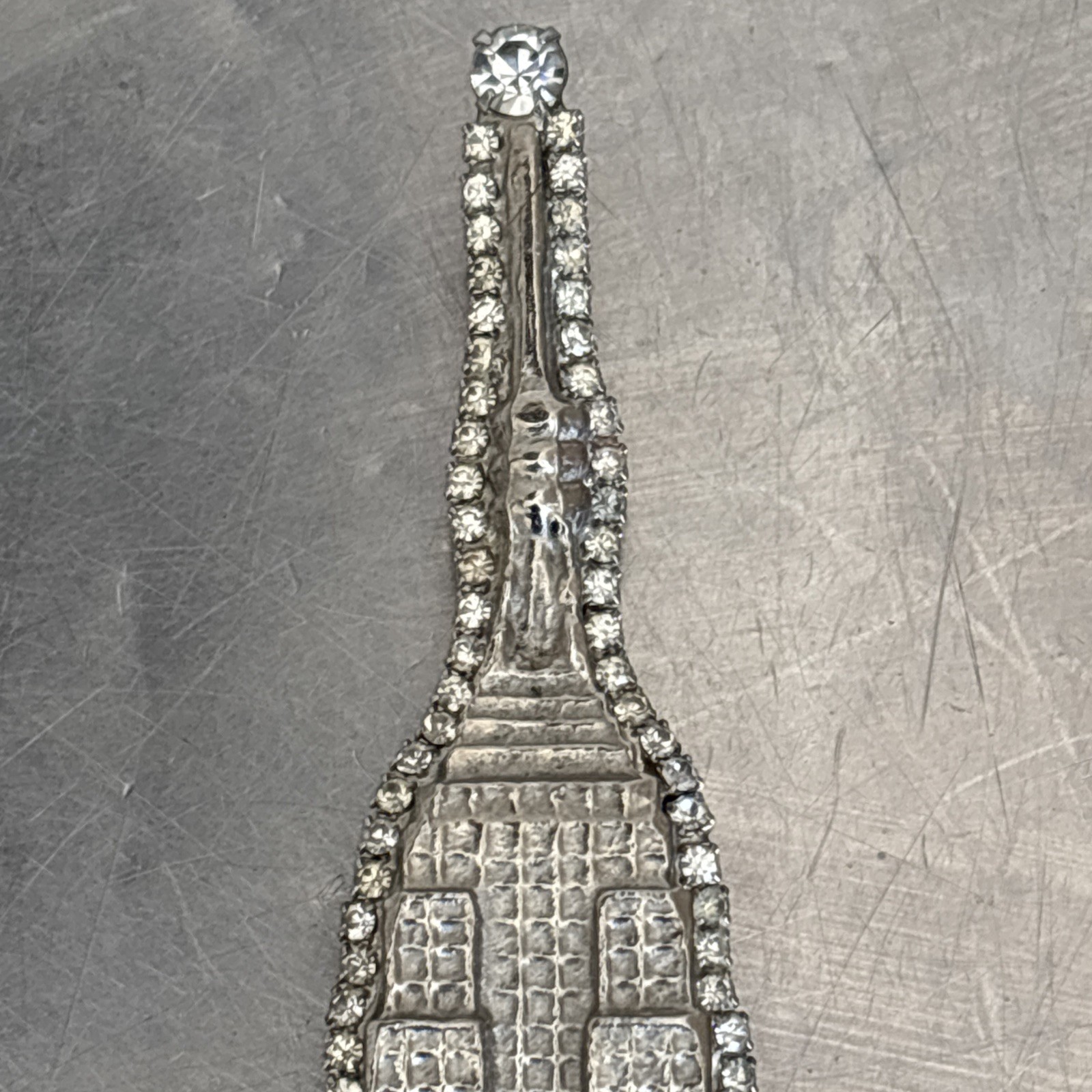 Marla Buck Empire State Building Brooch 80s Henri Bendel Statement Rare