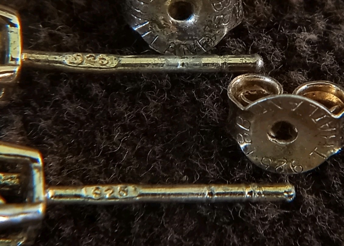 Lot of Sterling Silver Earrings 1939 Mercury Dimes, CZ, Chain Hoops