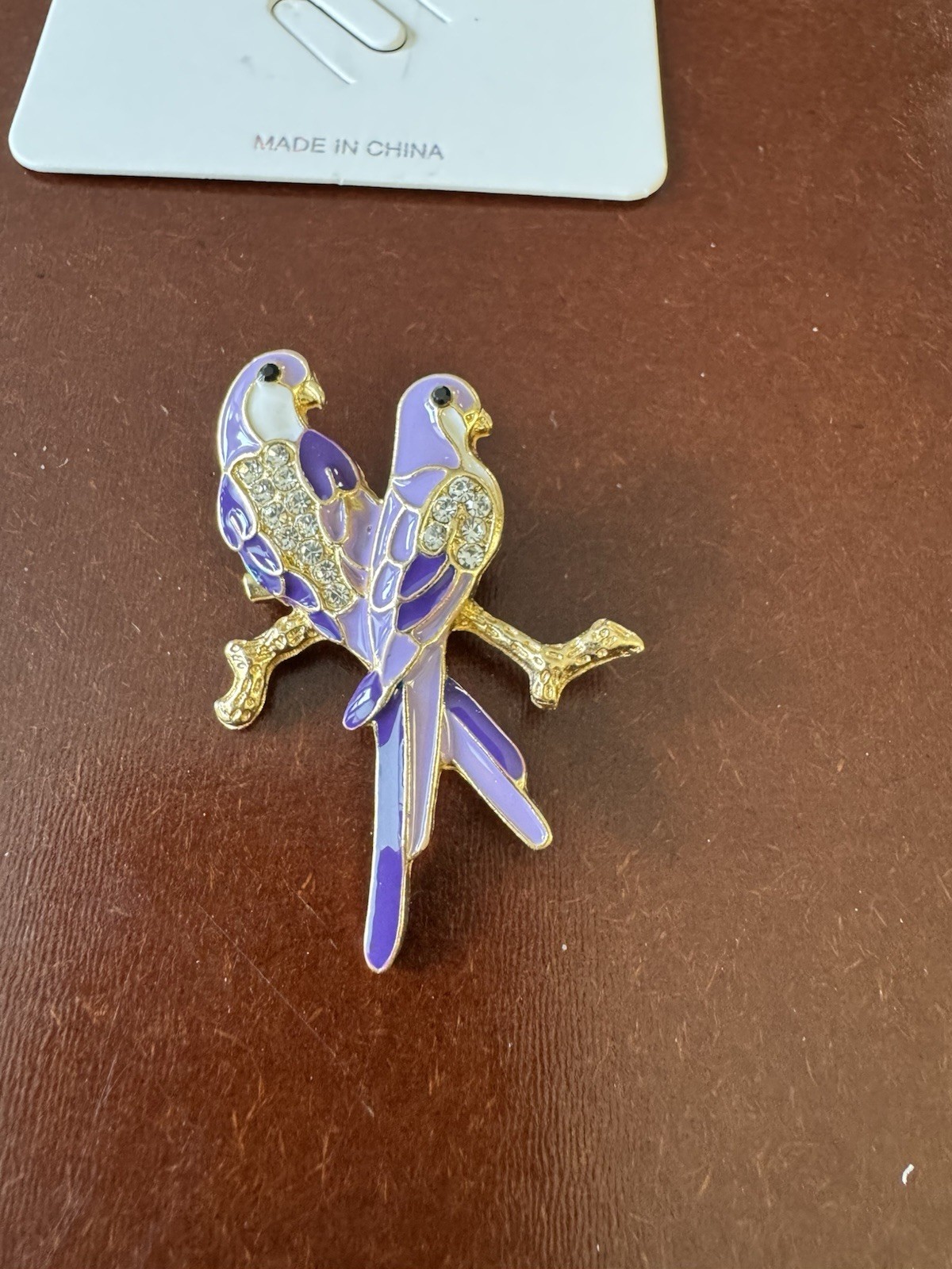 Parrot Brooch Pin