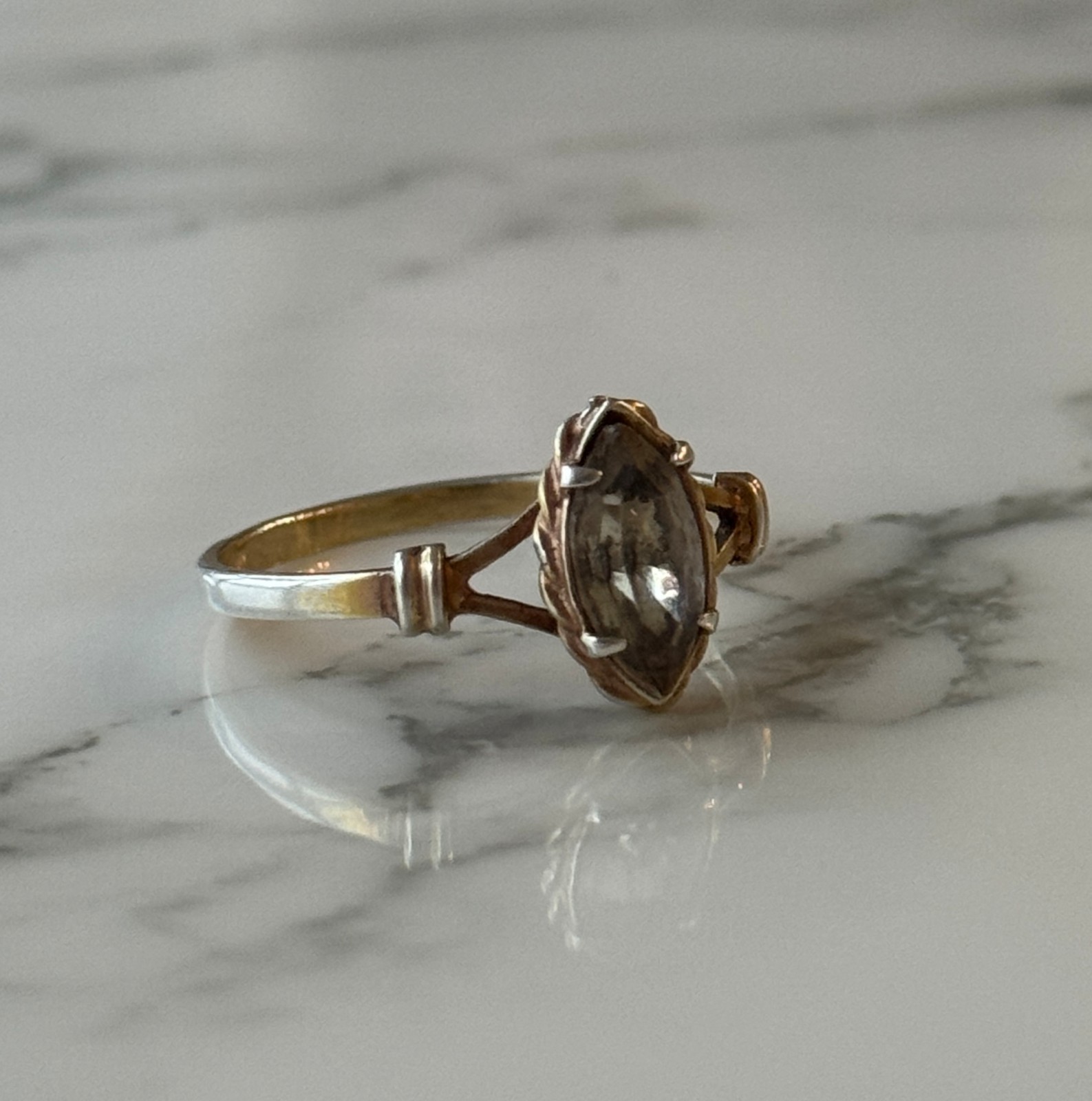 Soviet Women’s Ring Silver 875 Vintage USSR Size 7.5 / 17.75