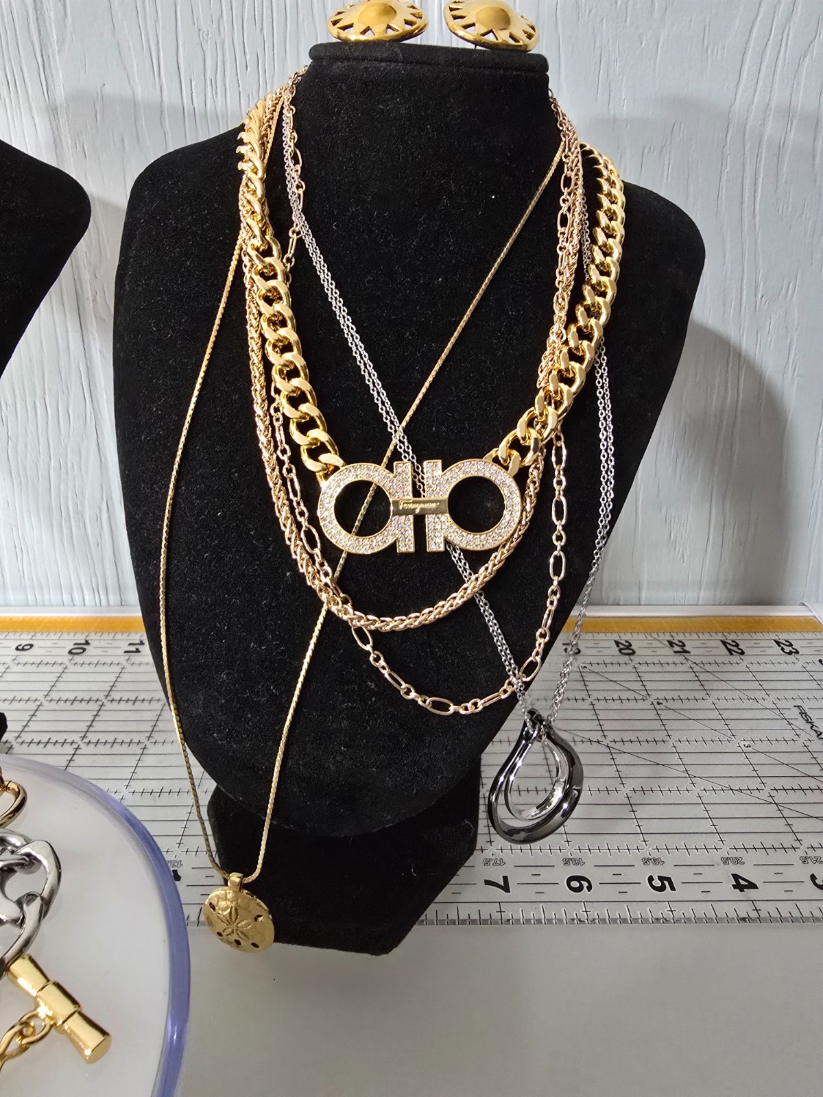 Mixed Metals Materials Gold and Silver Tone all Signed