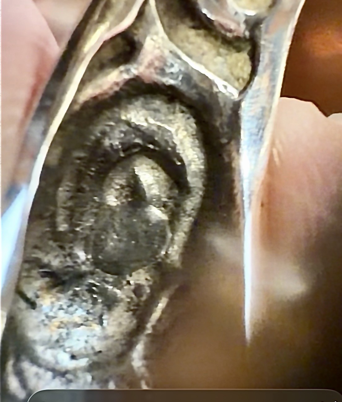 Dian Malouf Sterling Silver & 14K Gold Abstract Swirl Citrine Ring, Size 8