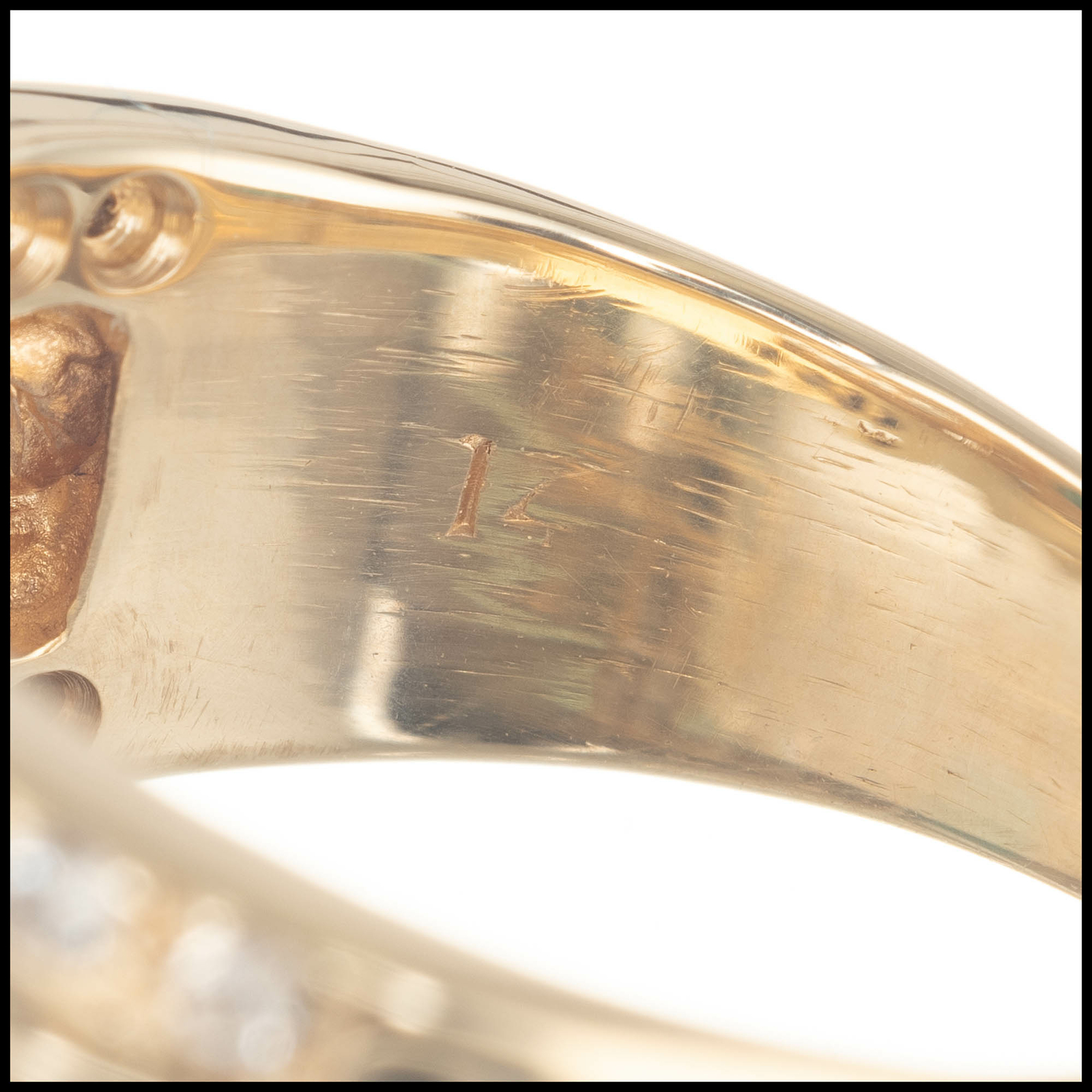 GIA Certified 2.80 Carat Emerald Diamond Gold Cocktail Ring