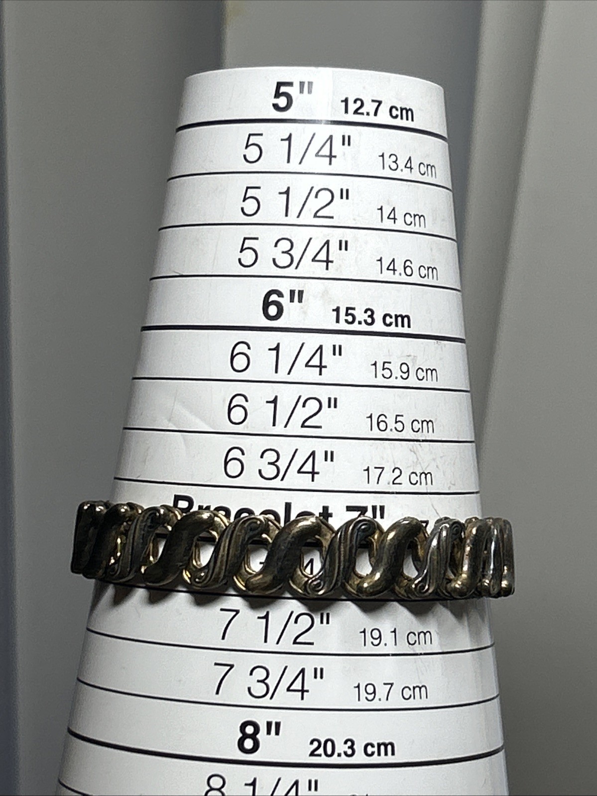 46. Vintage 1943 Speidel made Phoenix HEART Expansion Bracelet 5″-7 1/4″