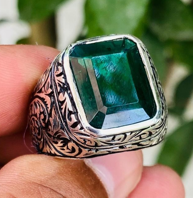 Natural Emerald, Vivid Green Emerald, Rare Find Emerald Stone, Gift For Him