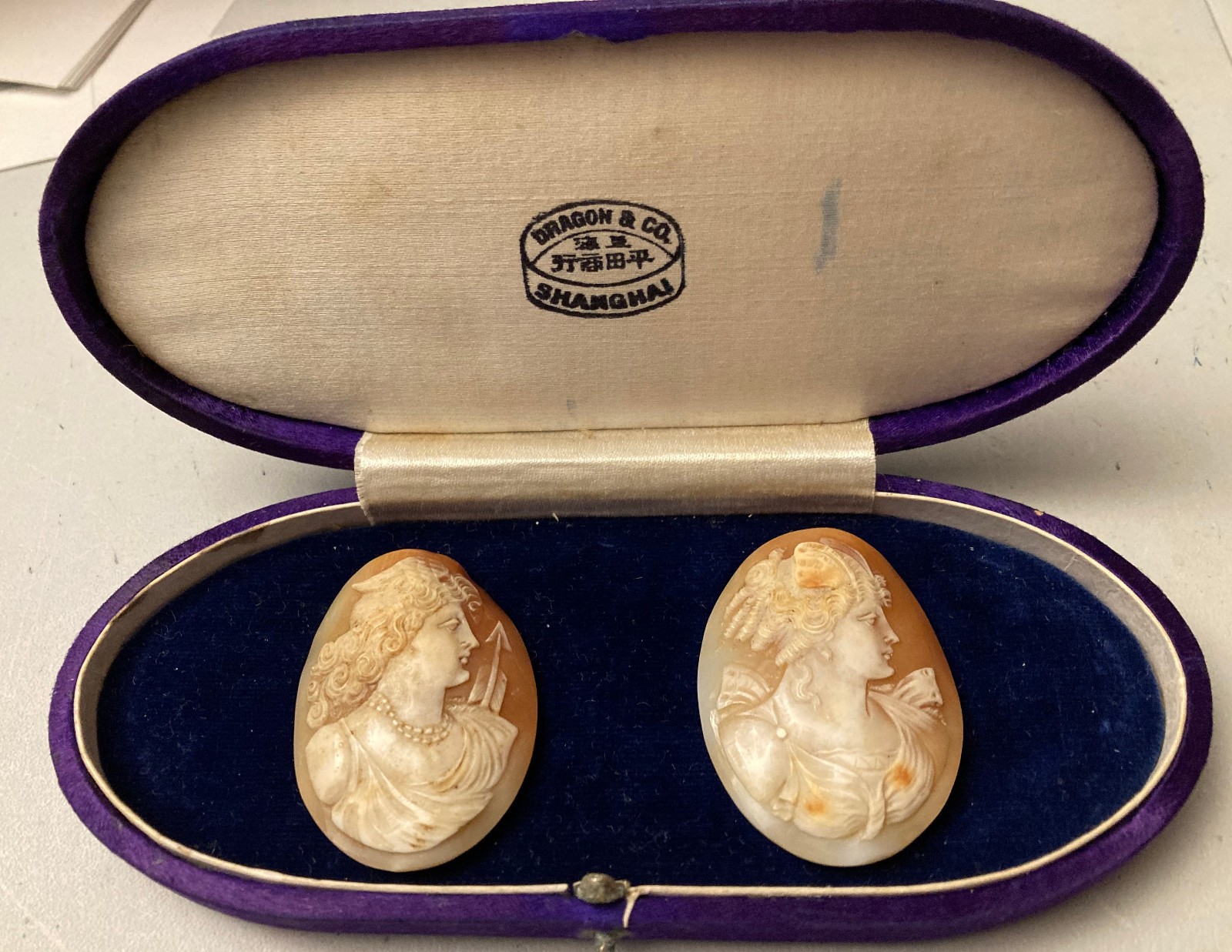 RARE 2 DIFFERENT LARGE CAMEO’S UNMOUNTED