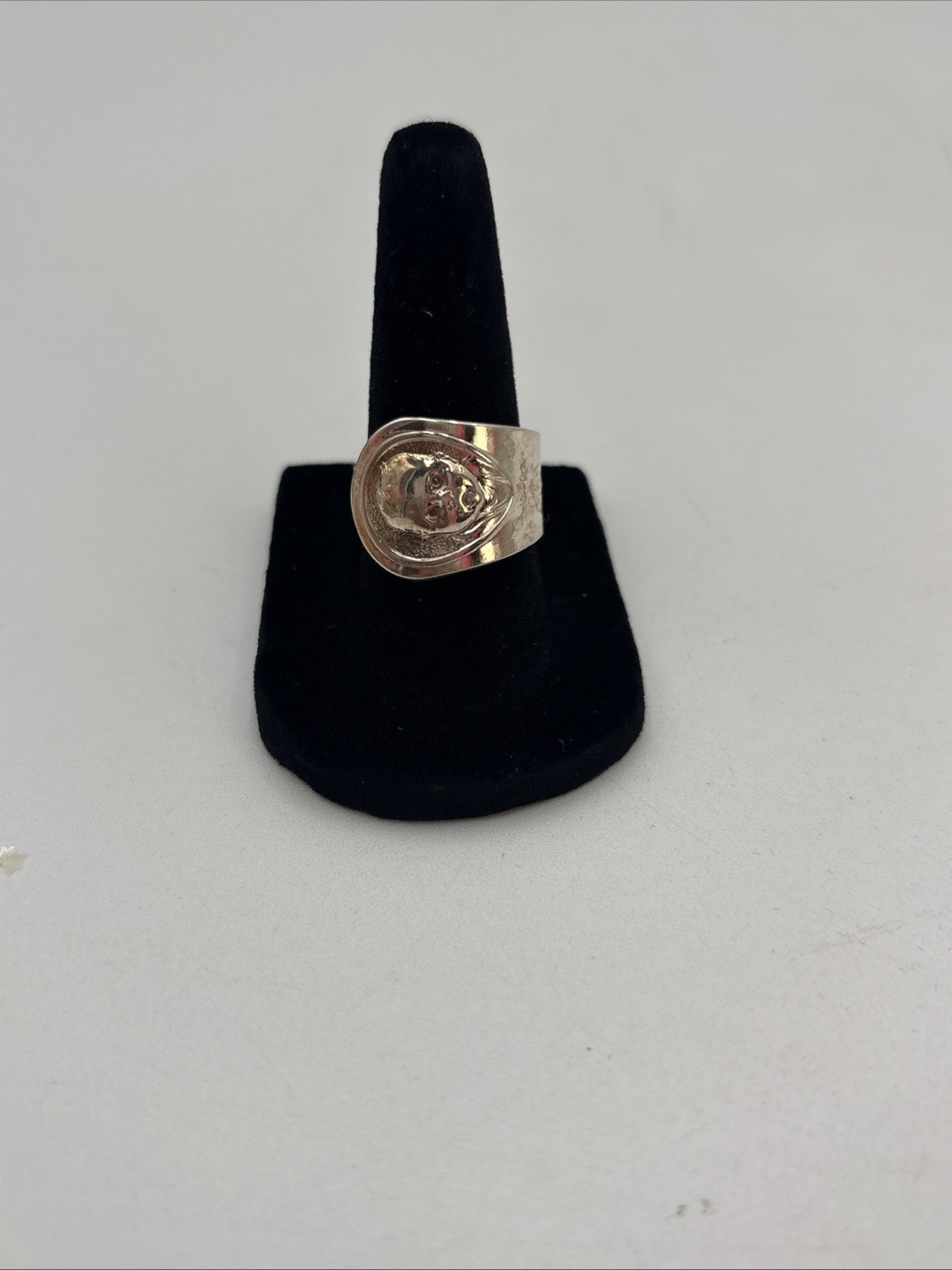 Vintage Oneida Gerber Baby Spoon Ring Adjustable Size 7